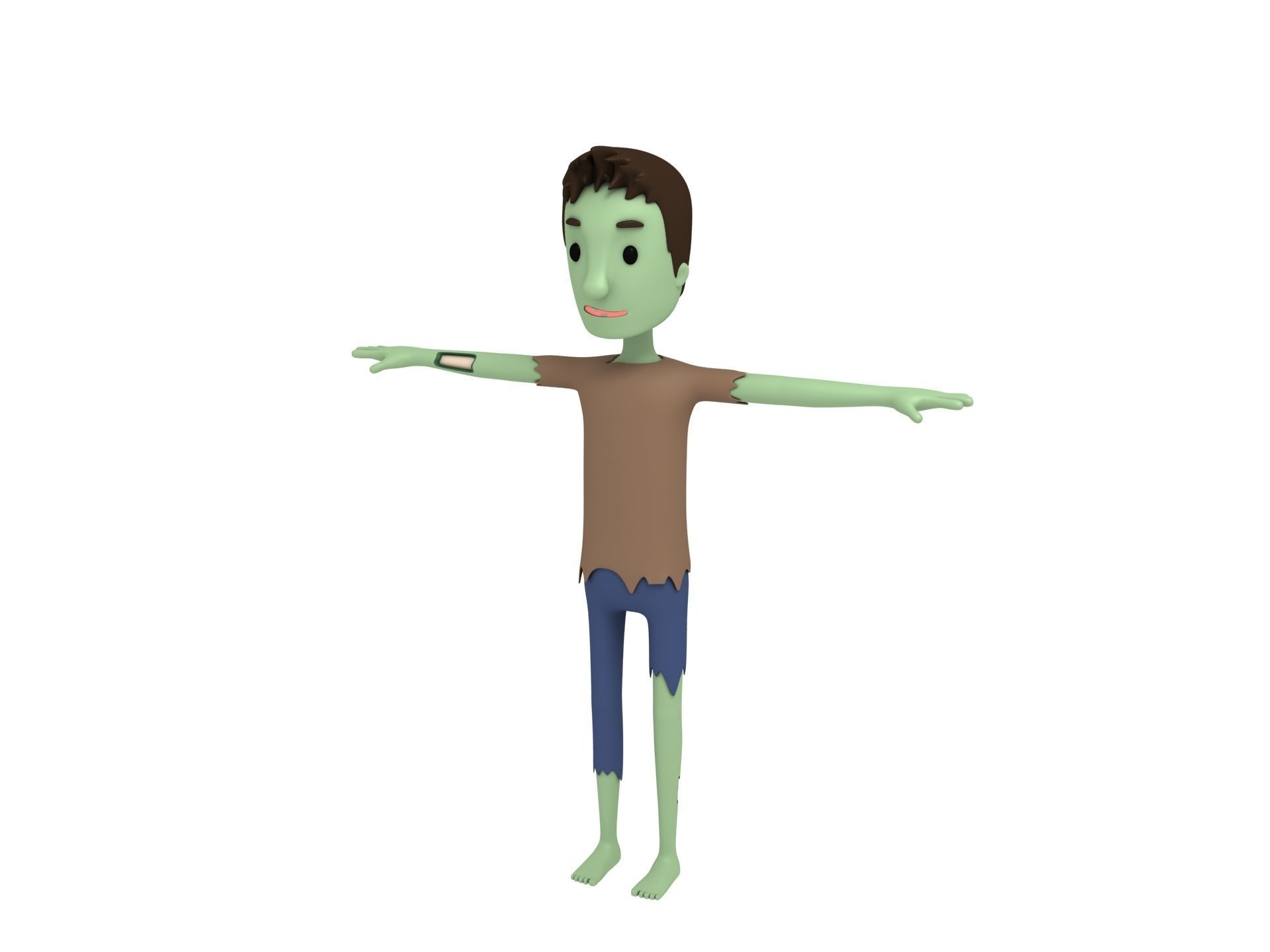Cartoon Man Character Pack2 3D model_13