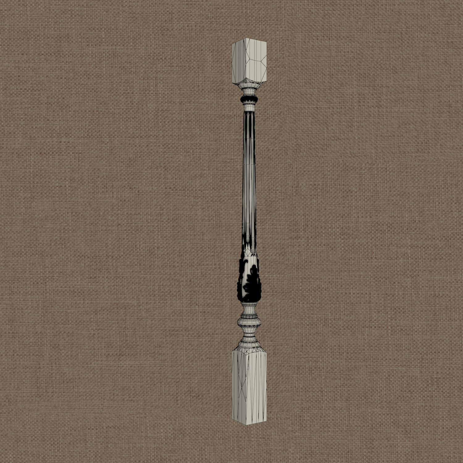 Baluster Bl-002 3D print model_3