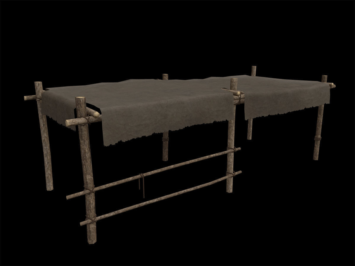 Ancient Camp Construction Kit Low-poly 3D model_33