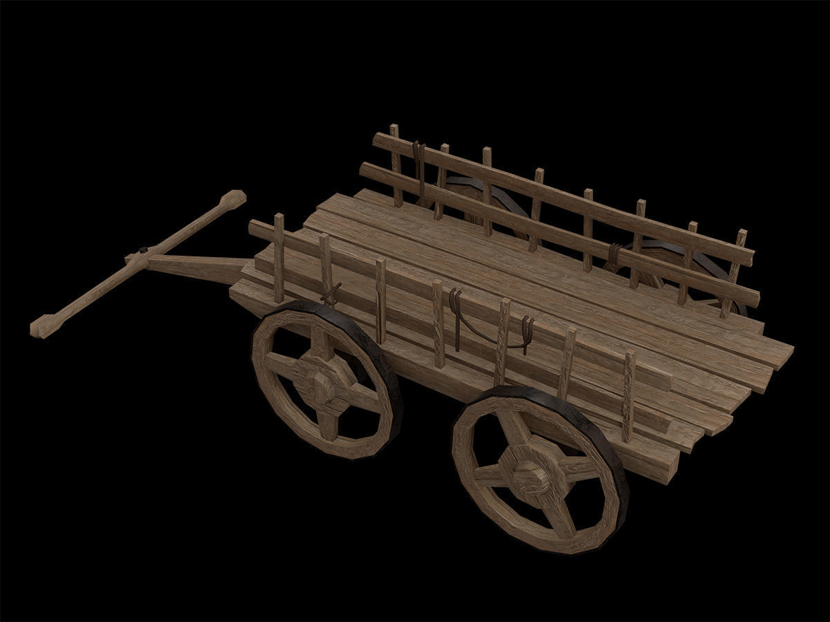 Ancient Camp Construction Kit Low-poly 3D model_42