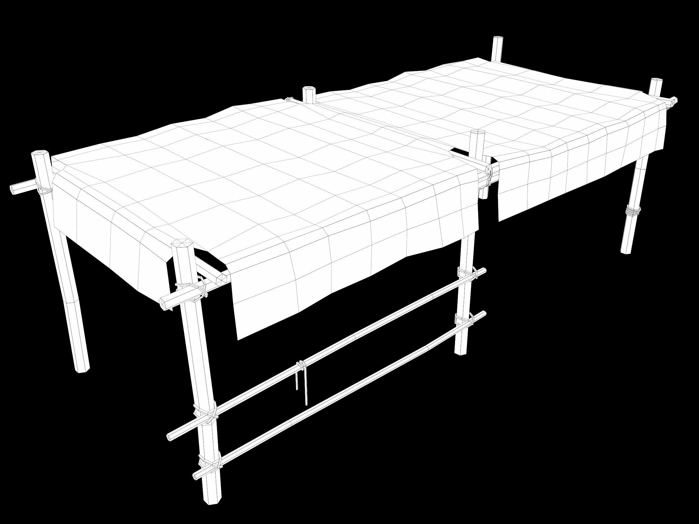 Ancient Camp Construction Kit Low-poly 3D model_85