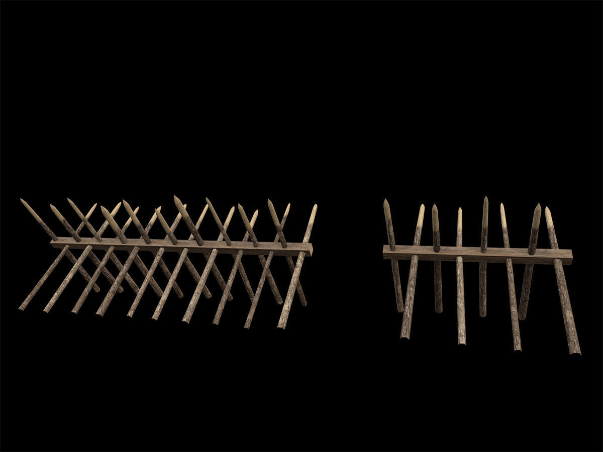 Ancient Camp Construction Kit Low-poly 3D model_9