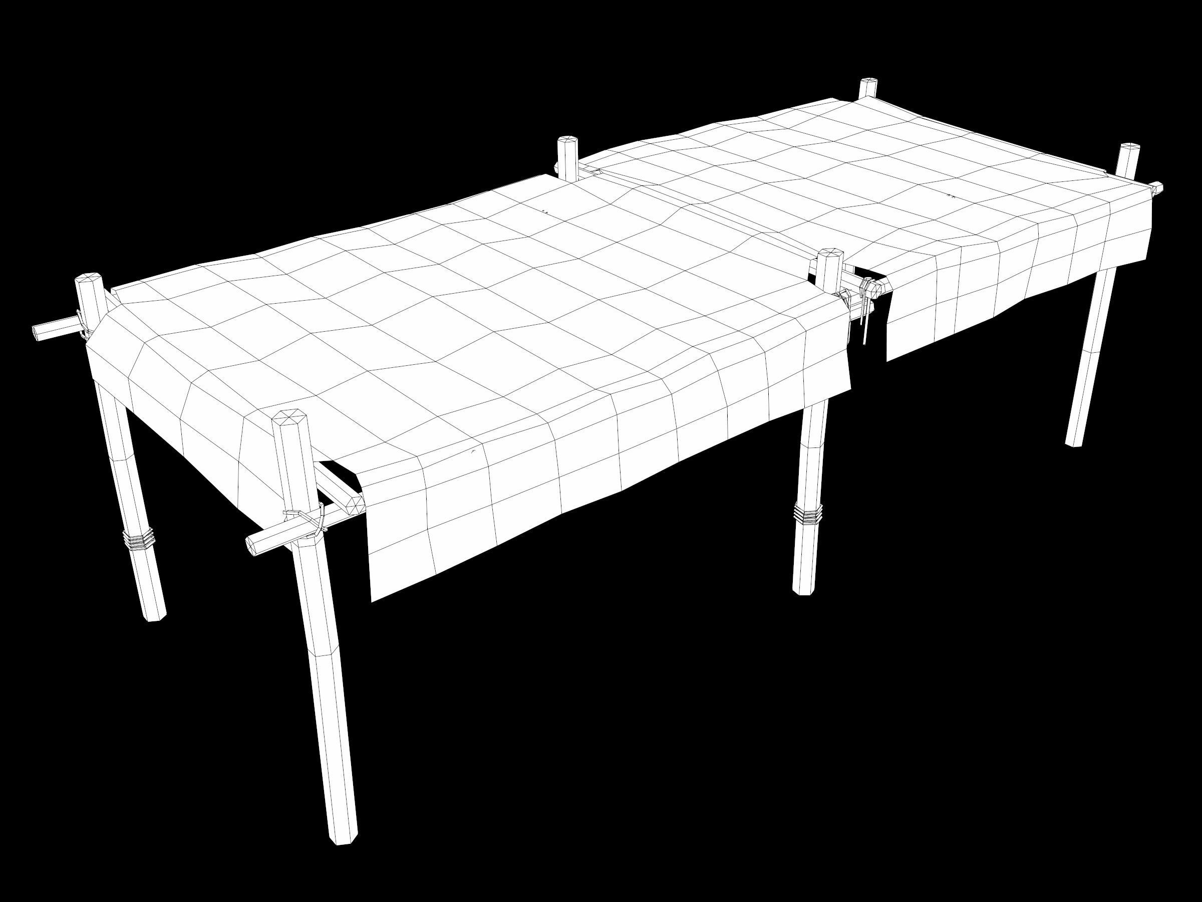 Ancient Camp Construction Kit Low-poly 3D model_84