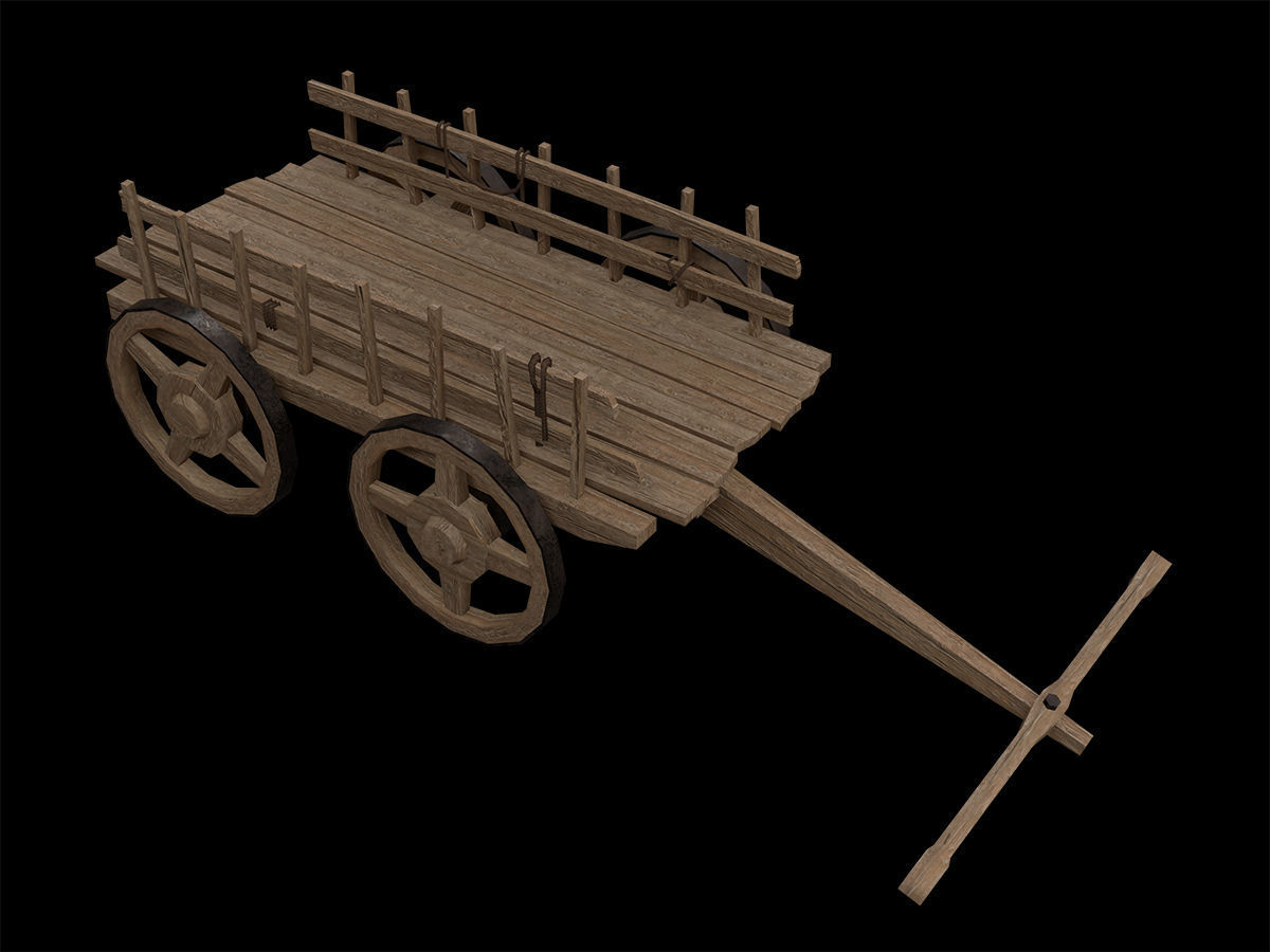 Ancient Camp Construction Kit Low-poly 3D model_41