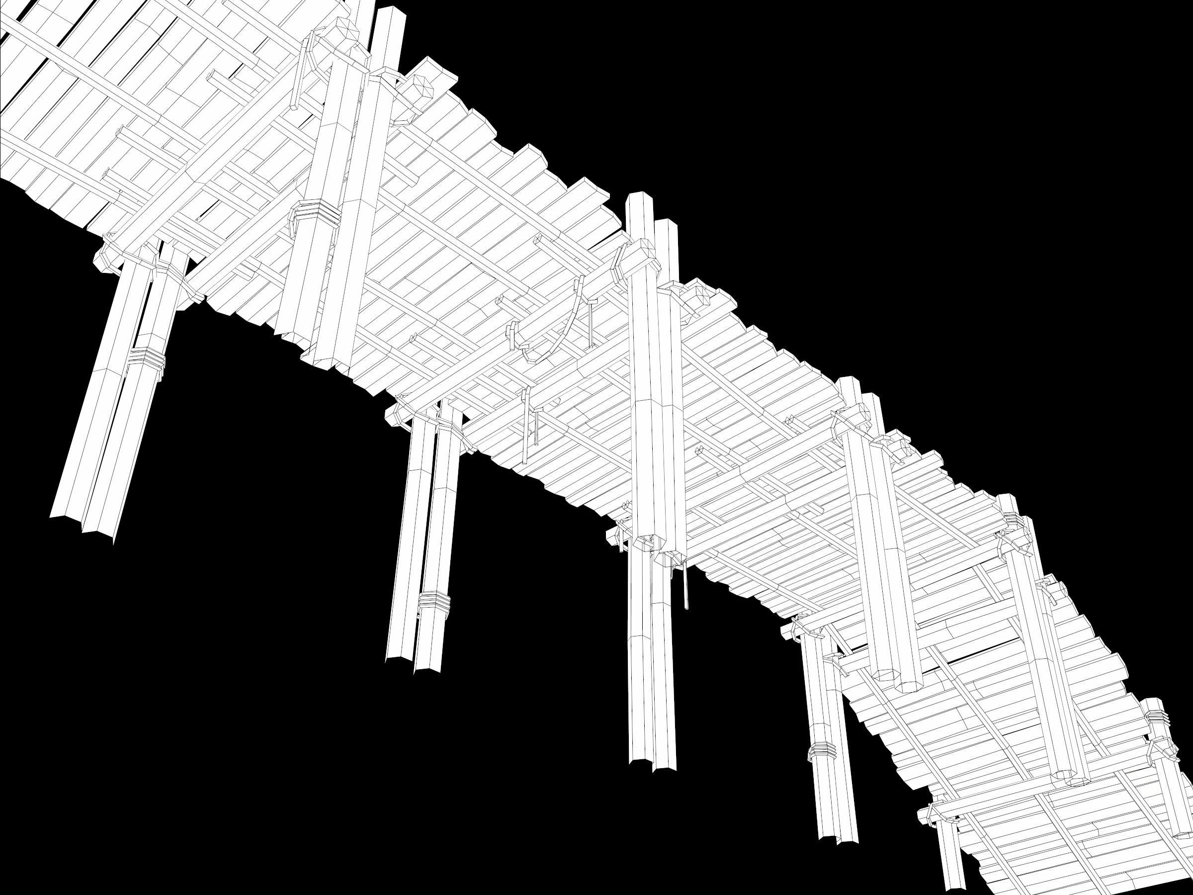 Ancient Camp Construction Kit Low-poly 3D model_73