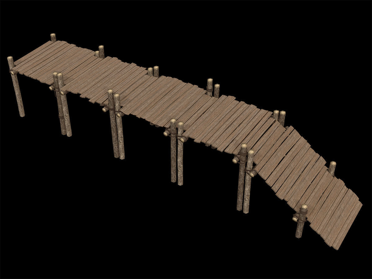 Ancient Camp Construction Kit Low-poly 3D model_15