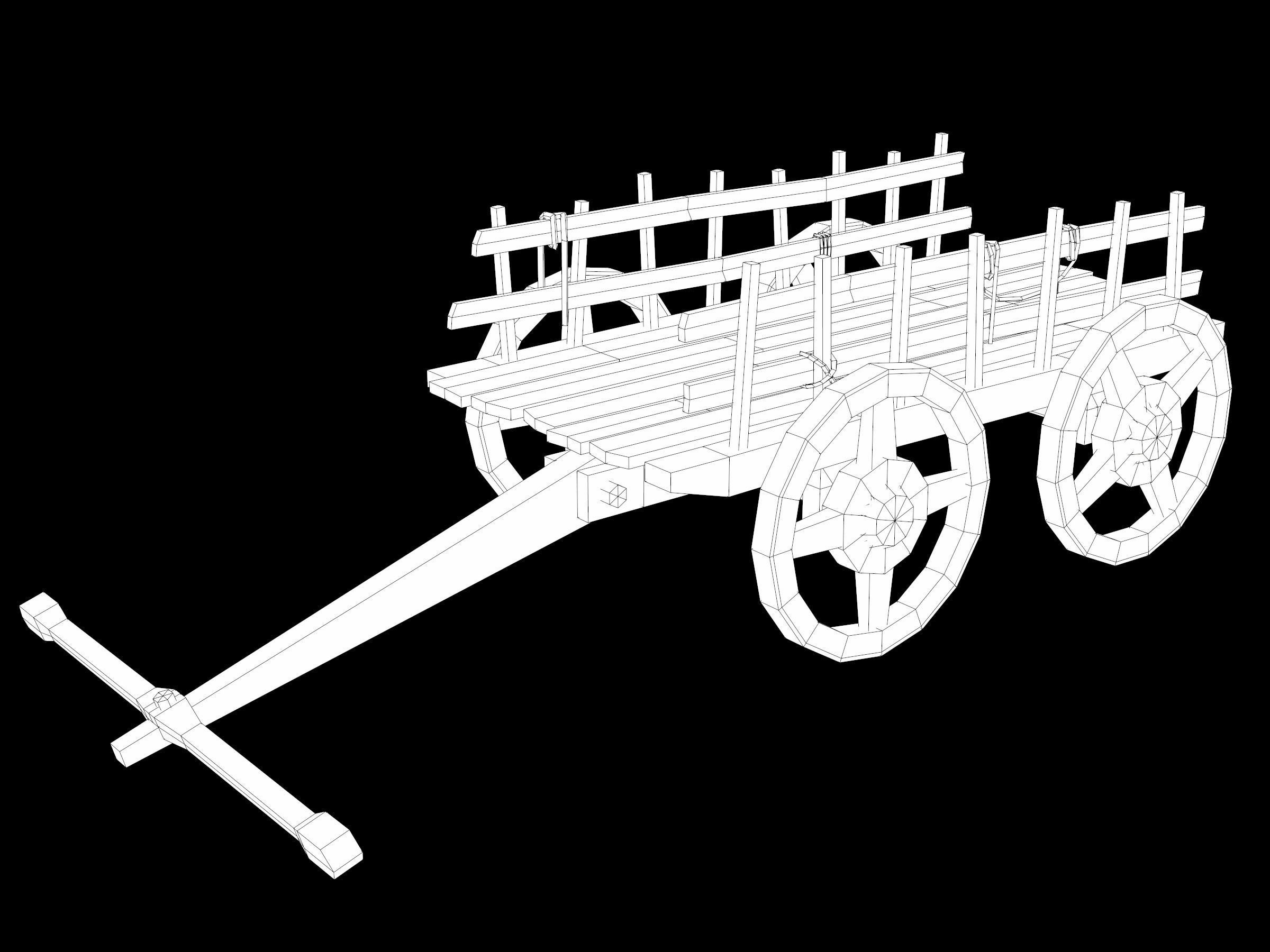 Ancient Camp Construction Kit Low-poly 3D model_65