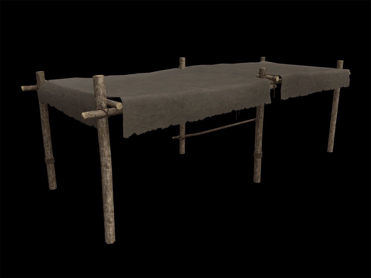 Ancient Camp Construction Kit Low-poly 3D model_36