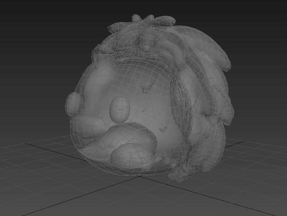 Cartoon Animal Head Pack 3D model_20