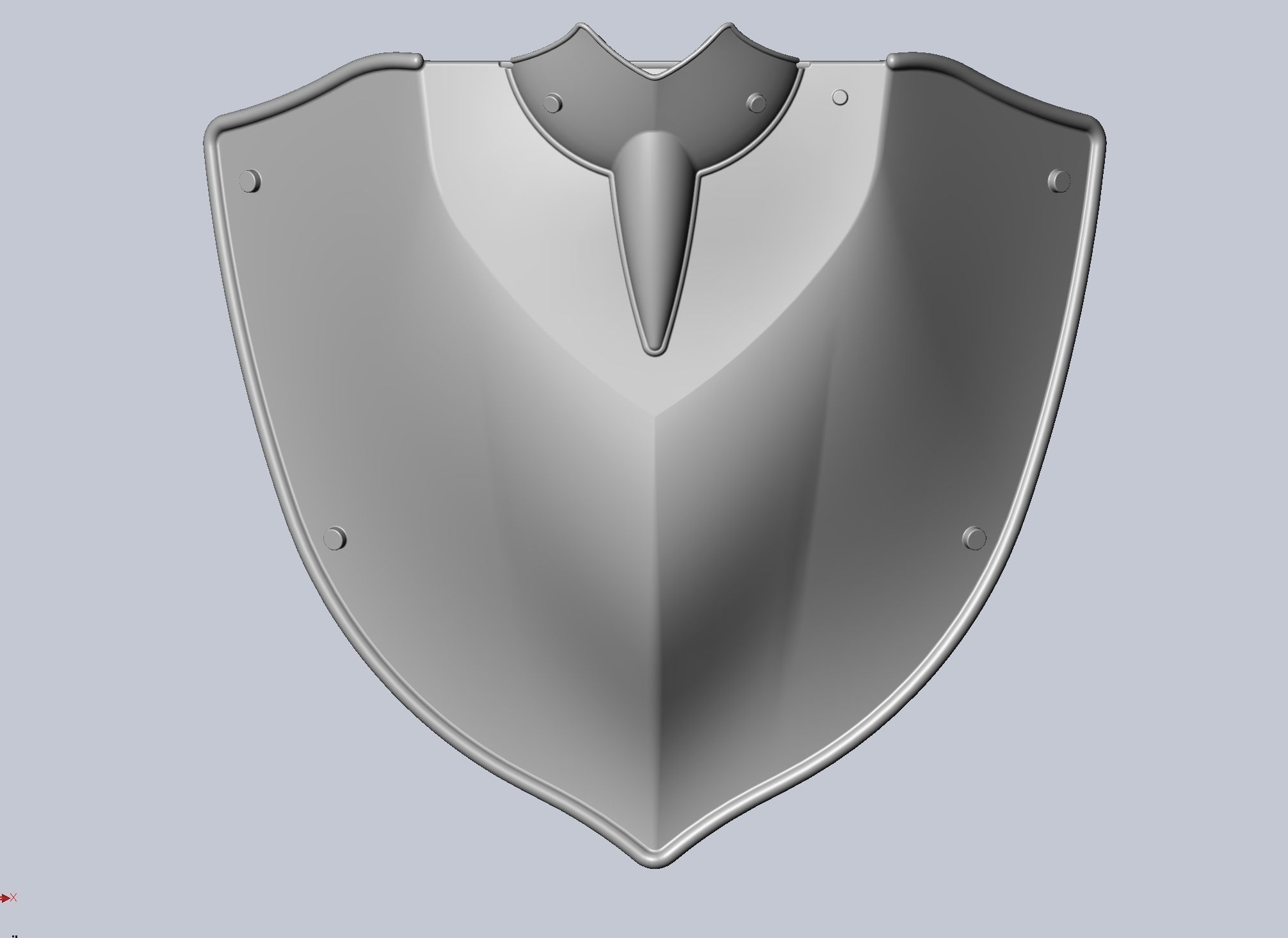 Shield Hero Armor Chestplate 3D print model_3