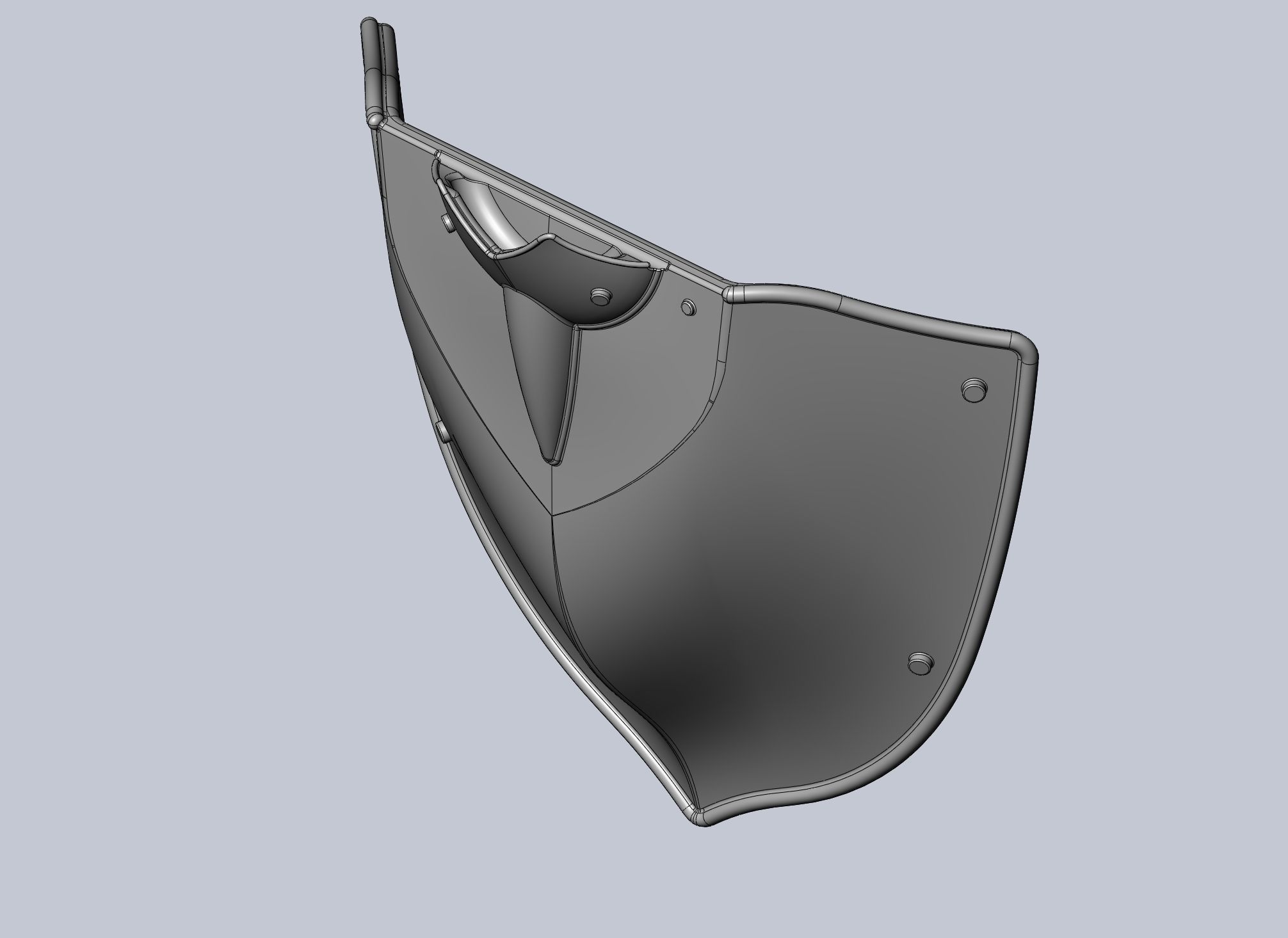 Shield Hero Armor Chestplate 3D print model_12