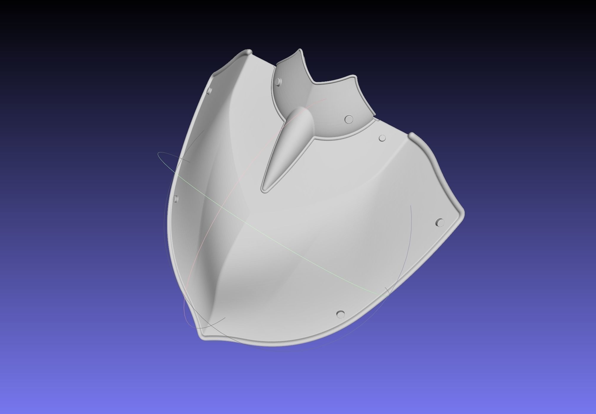 Shield Hero Armor Chestplate 3D print model_20