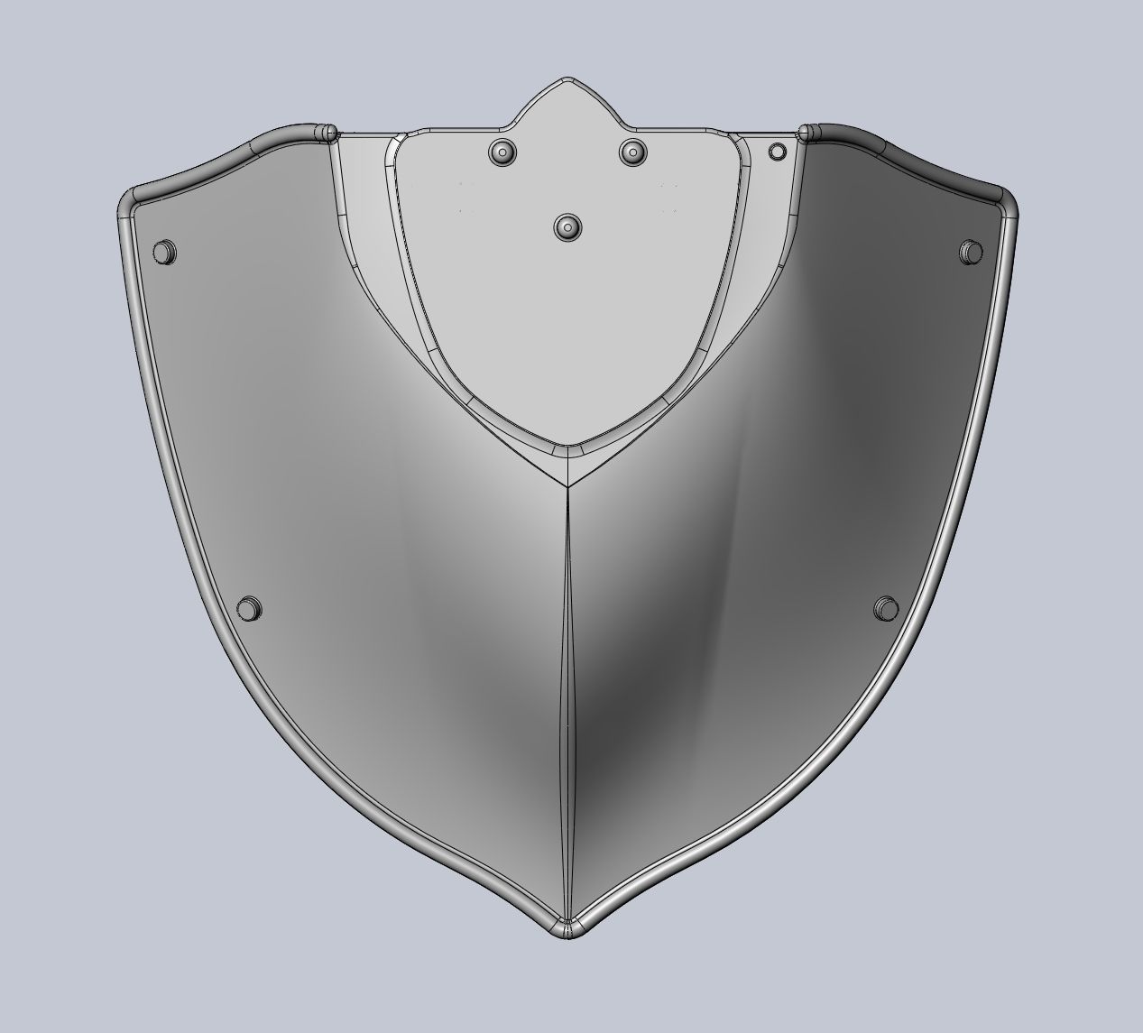 Shield Hero Armor Chestplate 3D print model_46