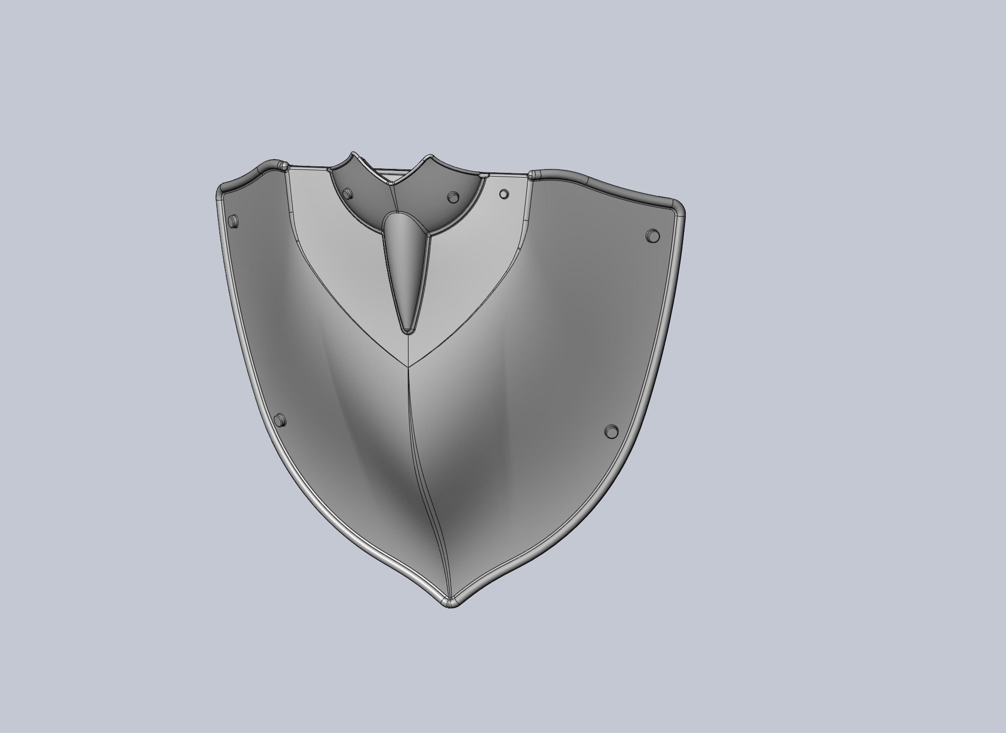 Shield Hero Armor Chestplate 3D print model_10