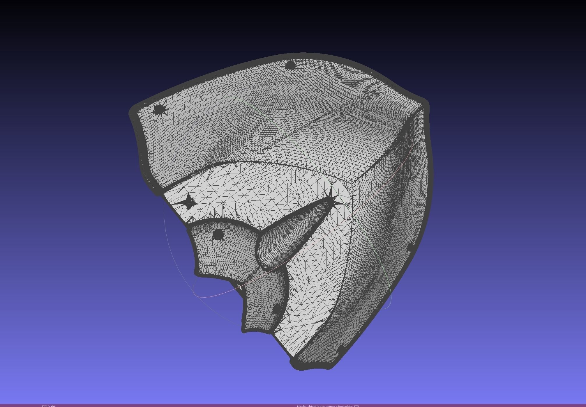 Shield Hero Armor Chestplate 3D print model_14