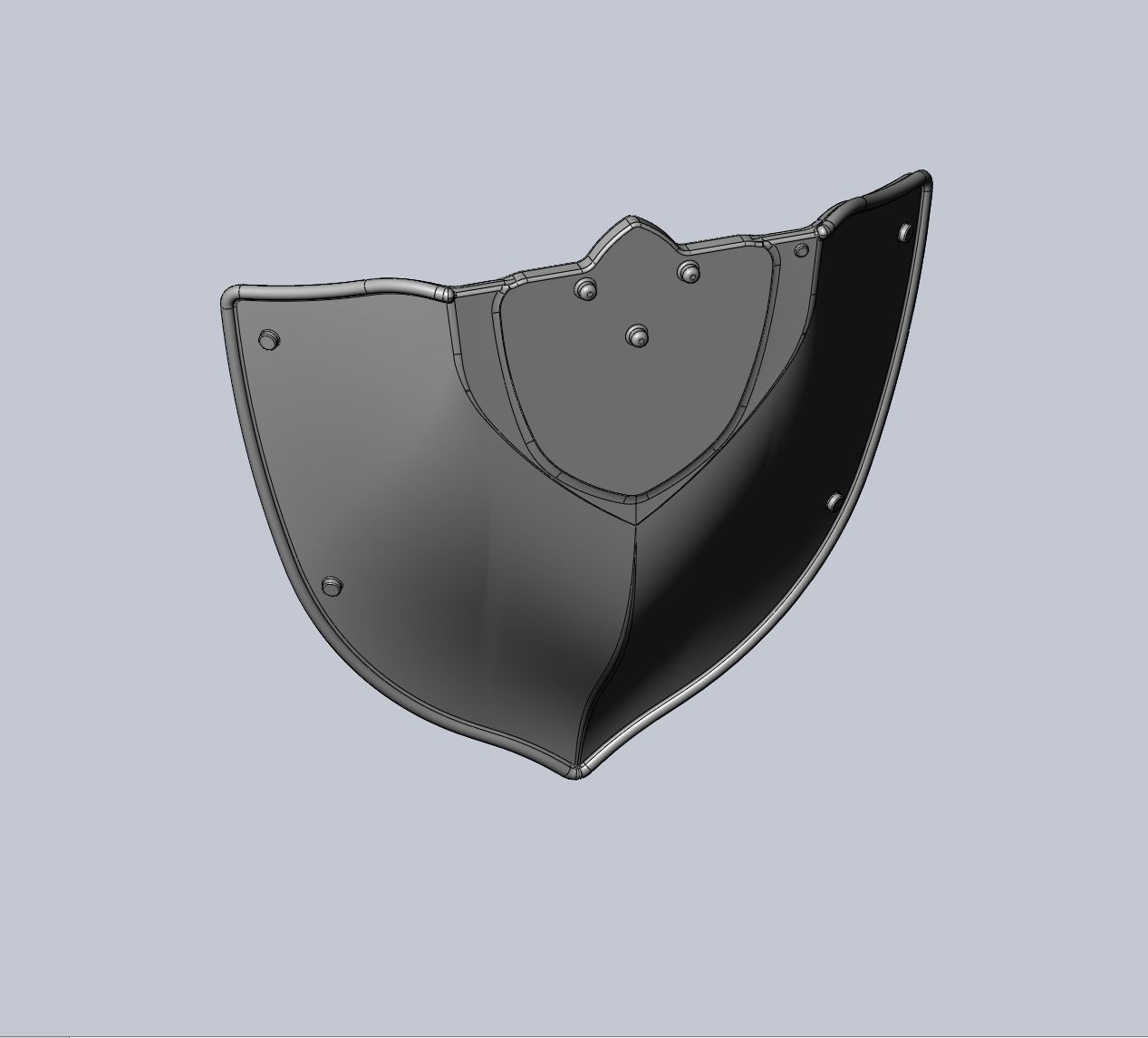 Shield Hero Armor Chestplate 3D print model_48