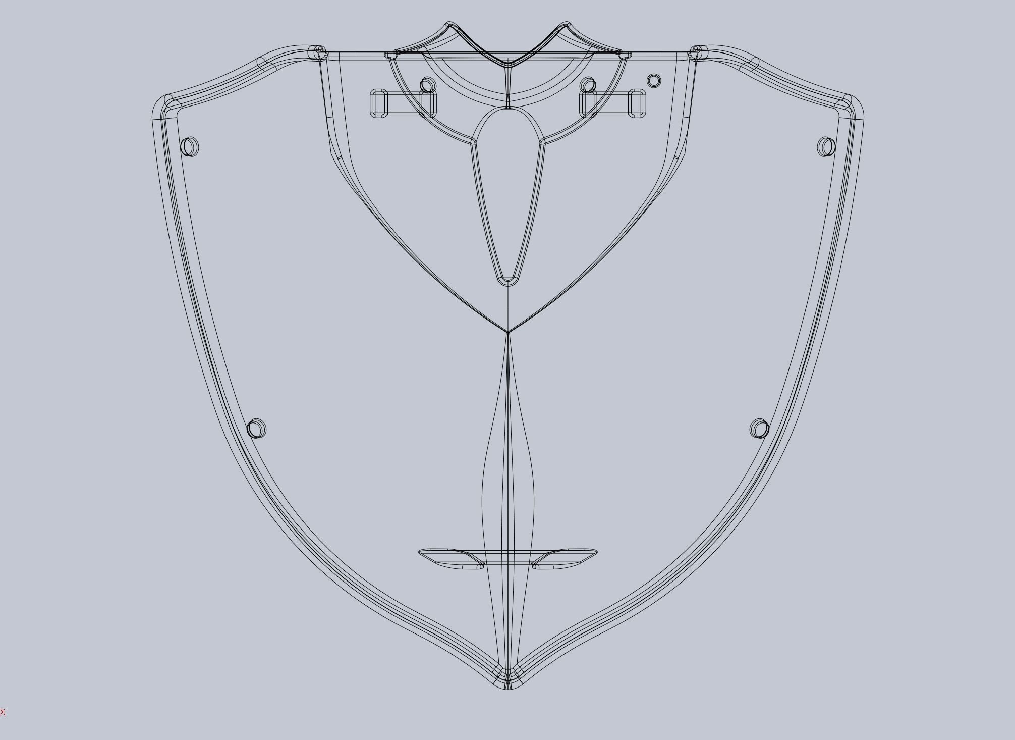 Shield Hero Armor Chestplate 3D print model_31