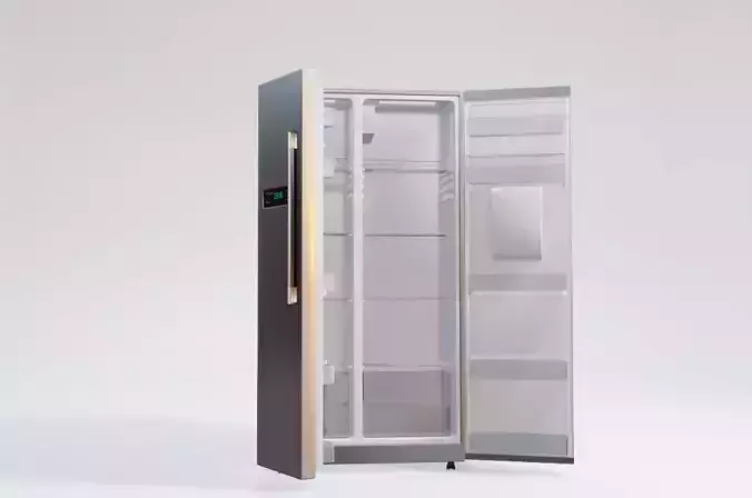 double door fridge home appliance
