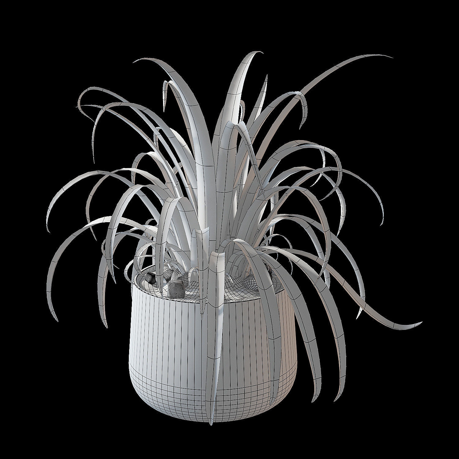 Set of plants 02 3D model_10