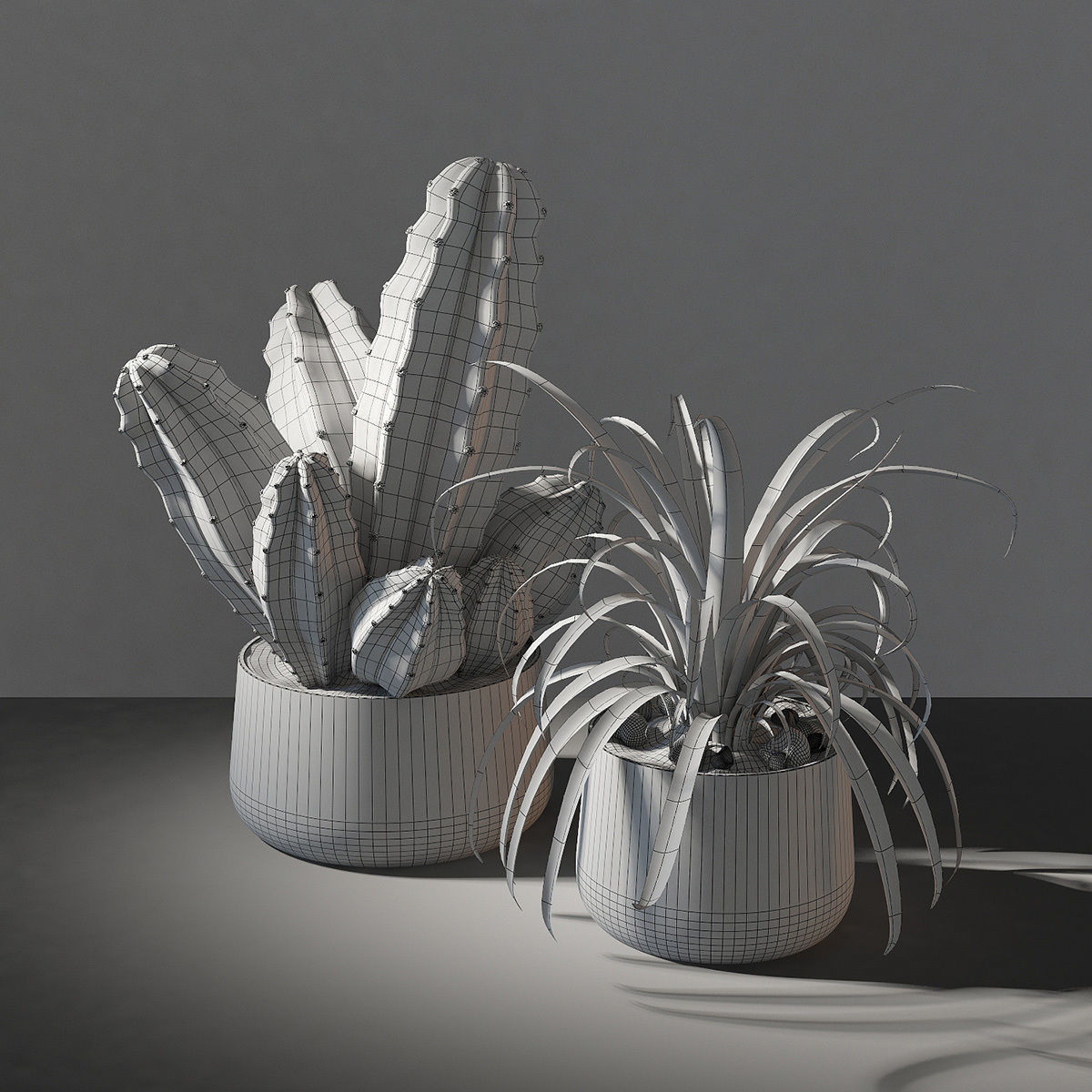 Set of plants 02 3D model_8
