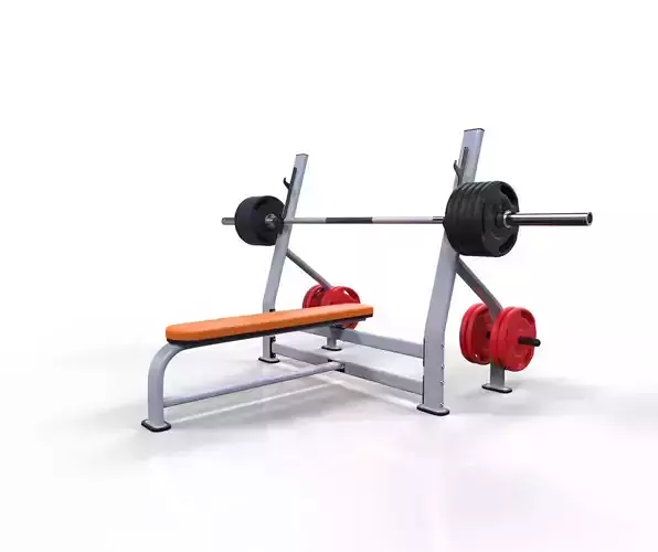 Flat bench press machine 