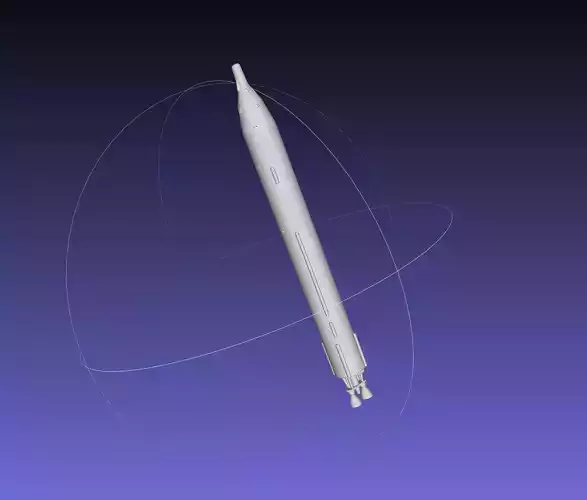 Titan II GLV Gemini Basic Rocket Model 3D print model