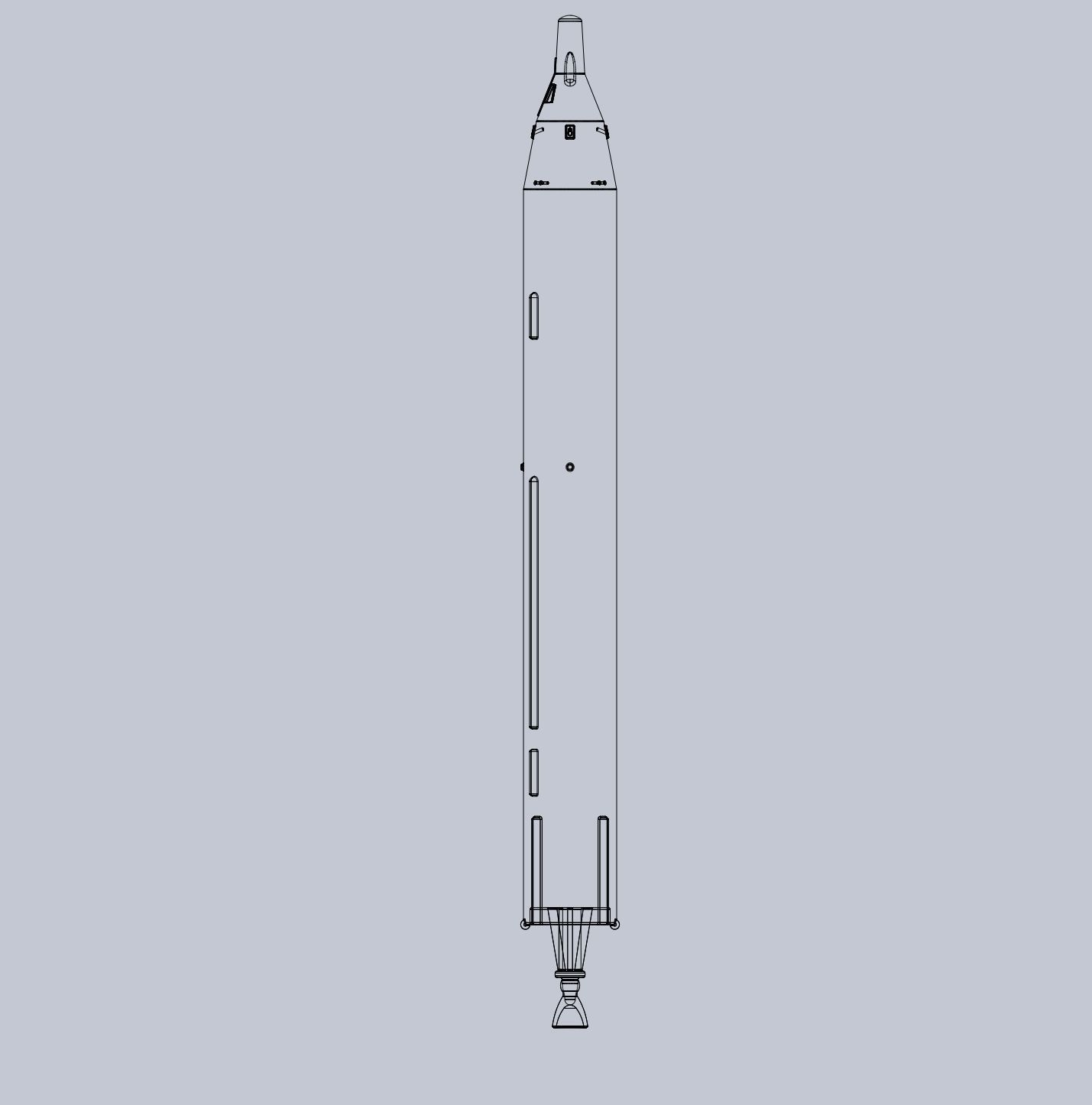 Titan II GLV Gemini Basic Rocket Model 3D print model_31