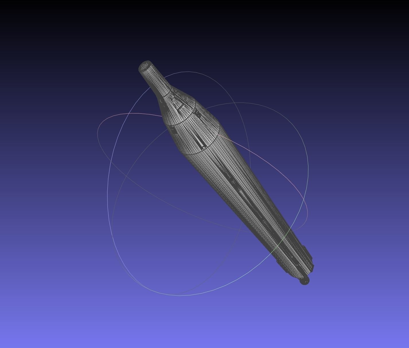 Titan II GLV Gemini Basic Rocket Model 3D print model_13