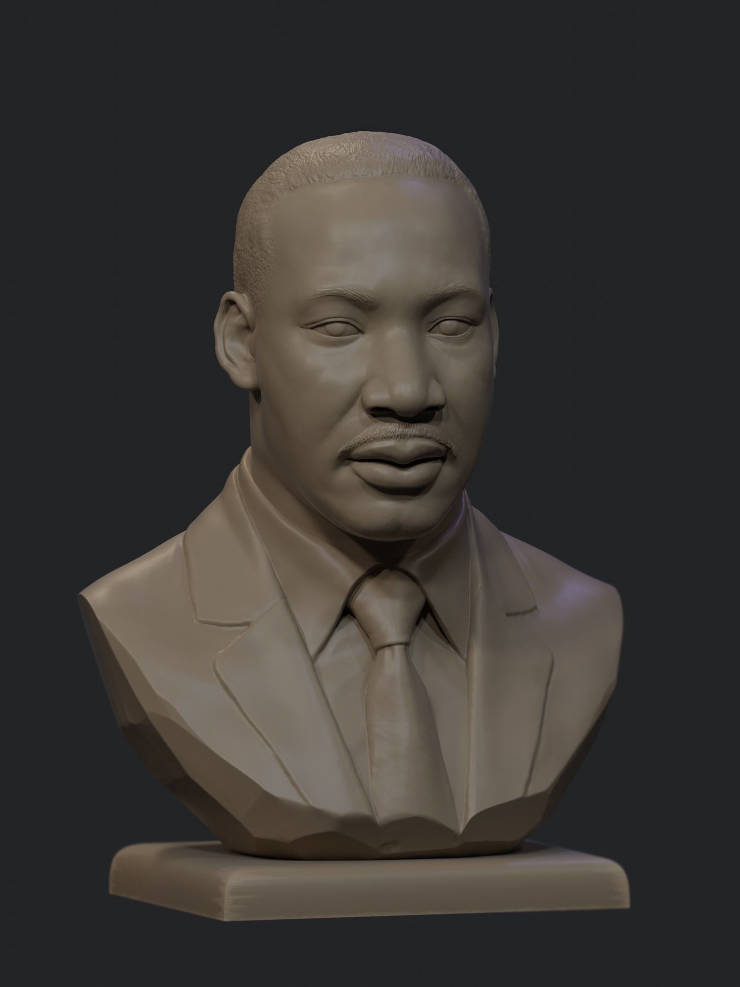 Martin Luther King Jr 3D print model_2