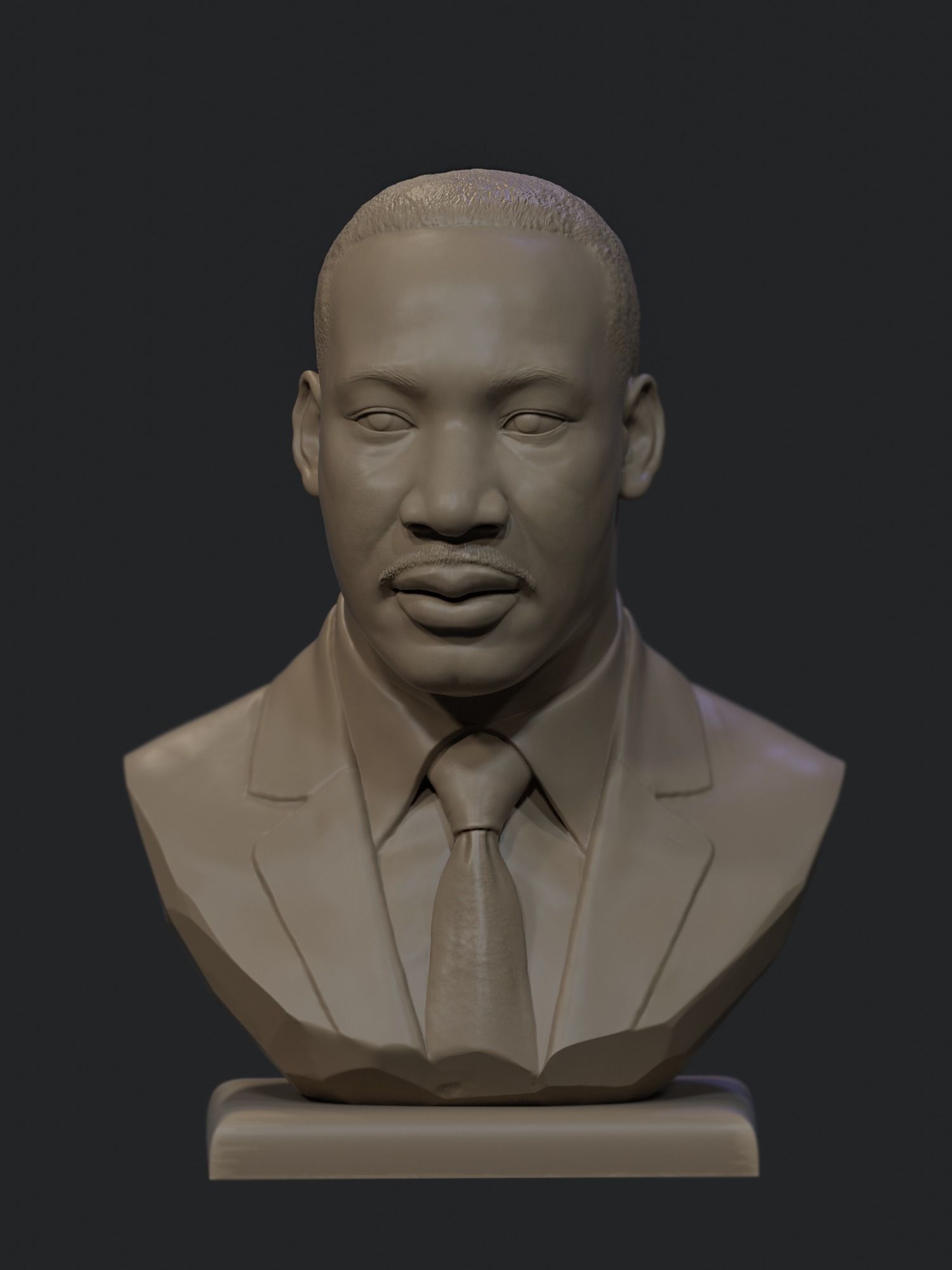 Martin Luther King Jr 3D print model_1