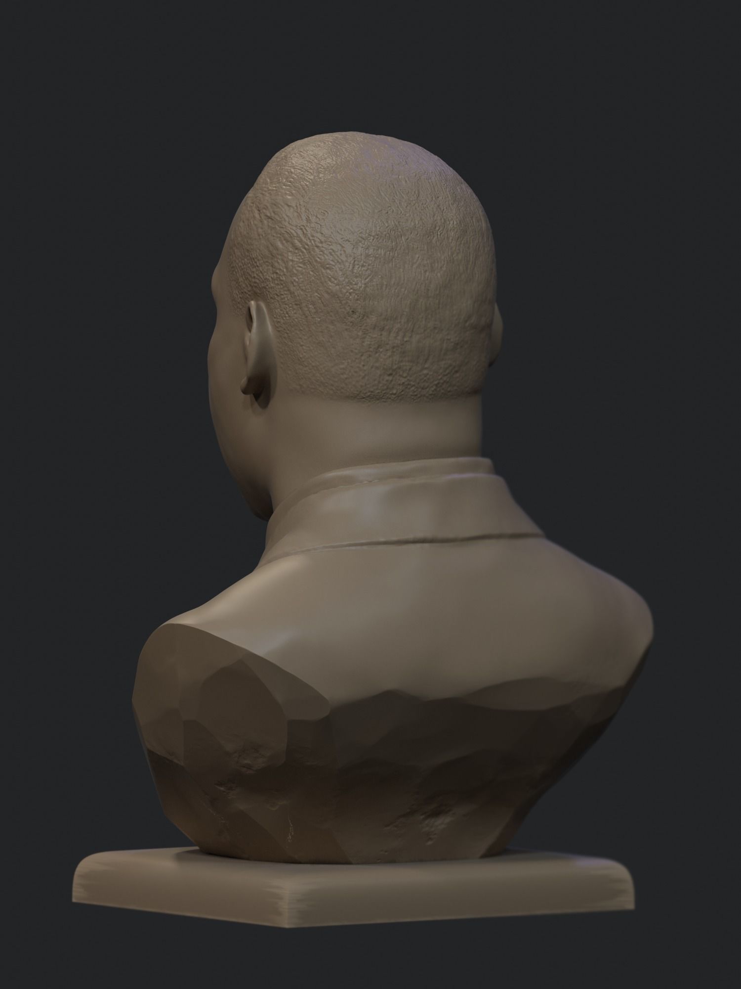 Martin Luther King Jr 3D print model_4