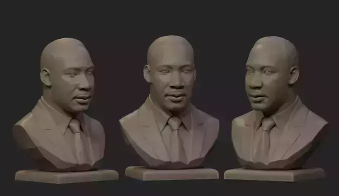 Martin Luther King Jr 3D print model