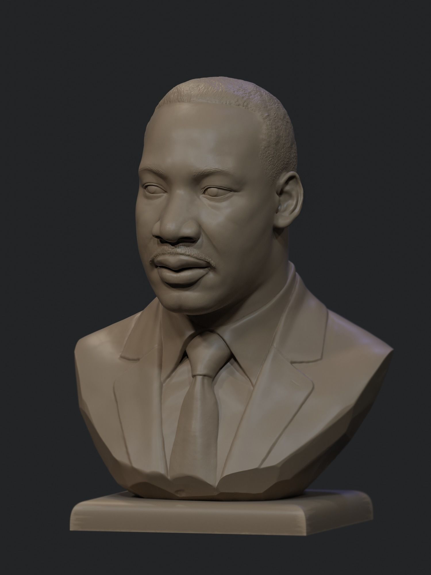 Martin Luther King Jr 3D print model_3