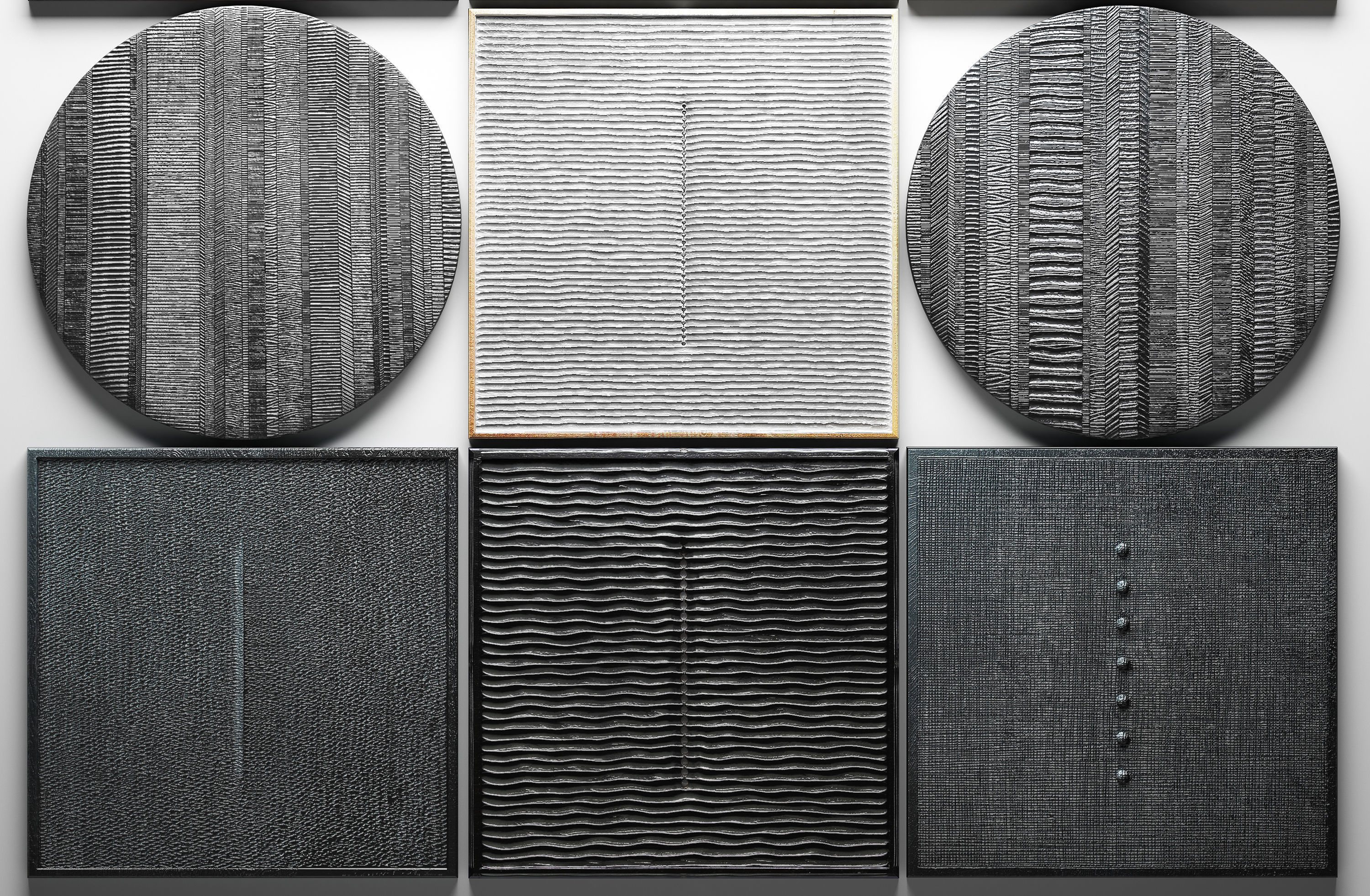 Collection Wood Wall Sculpture 3D model_6