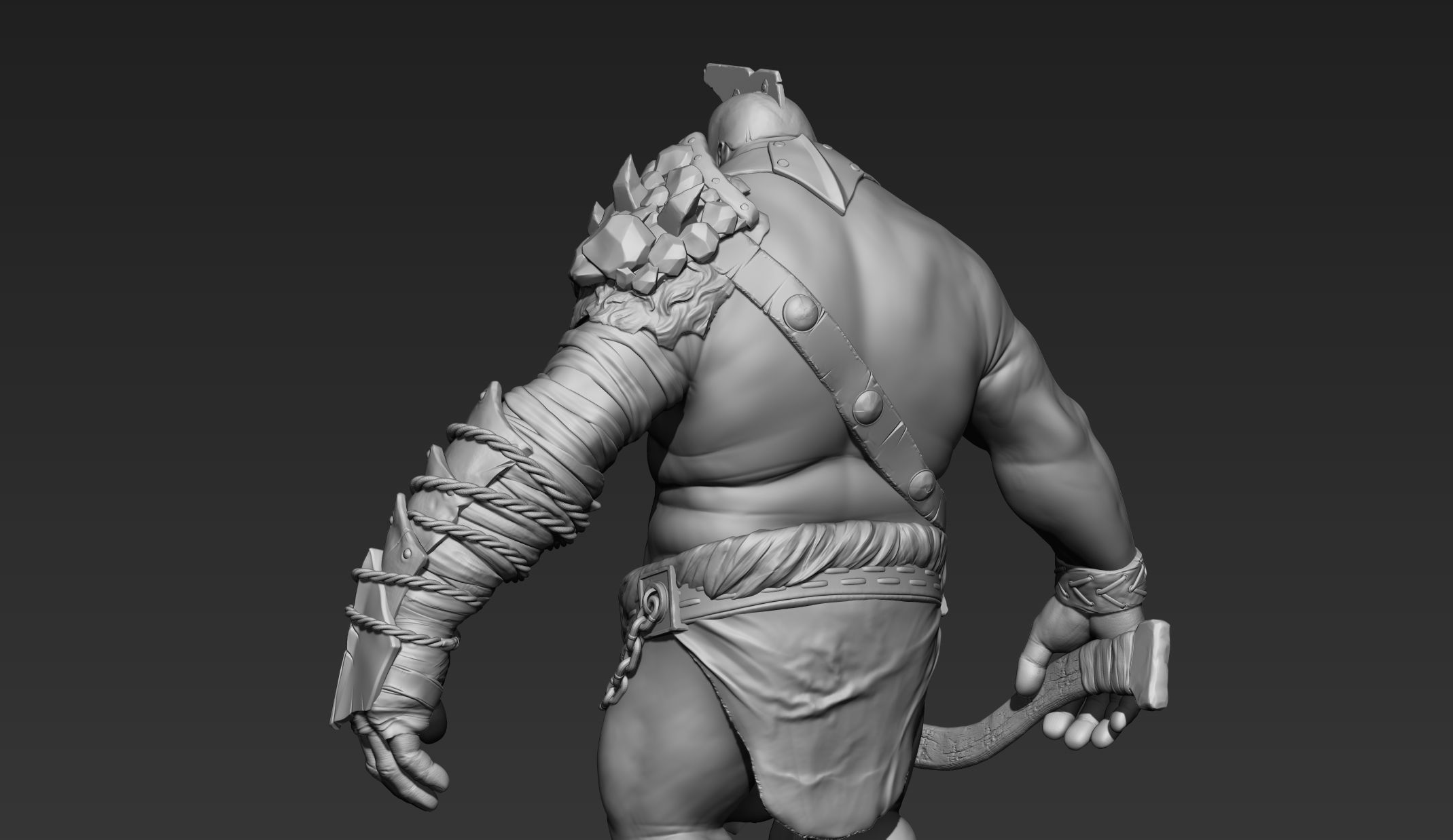 Troll Zbrush 3D model_10