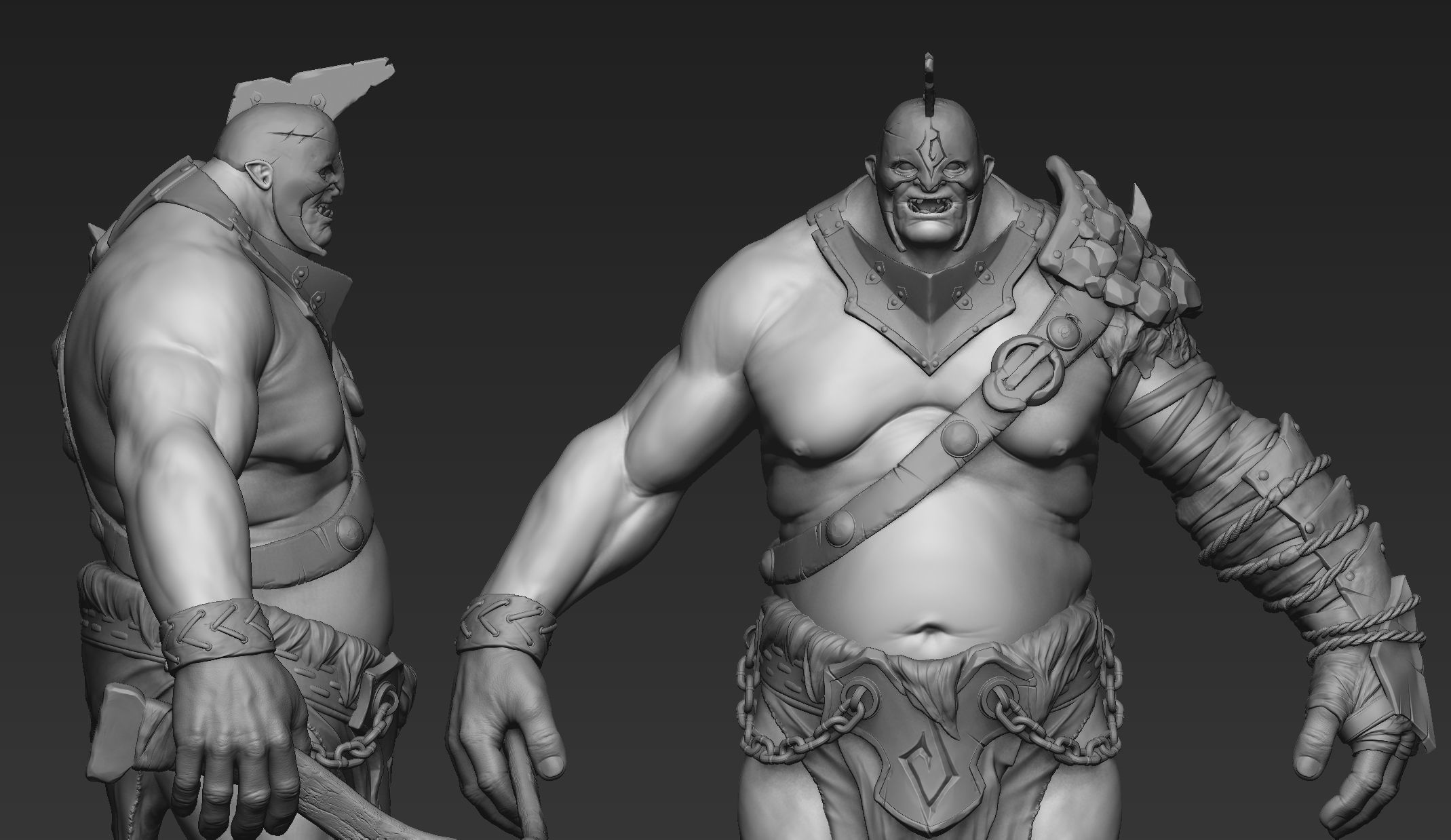 Troll Zbrush 3D model_13