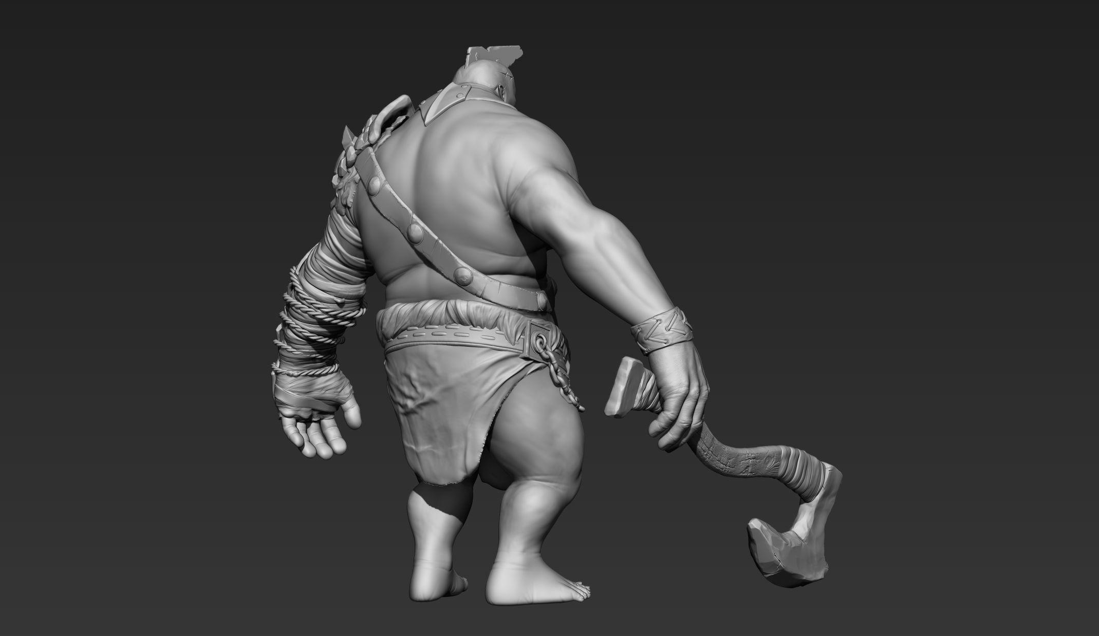 Troll Zbrush 3D model_11