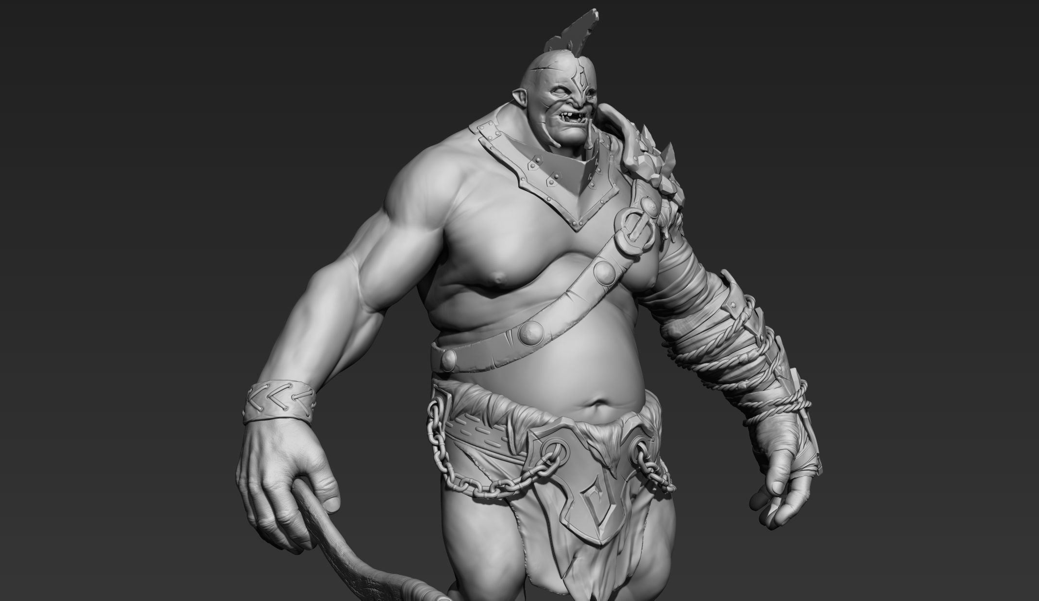Troll Zbrush 3D model_1