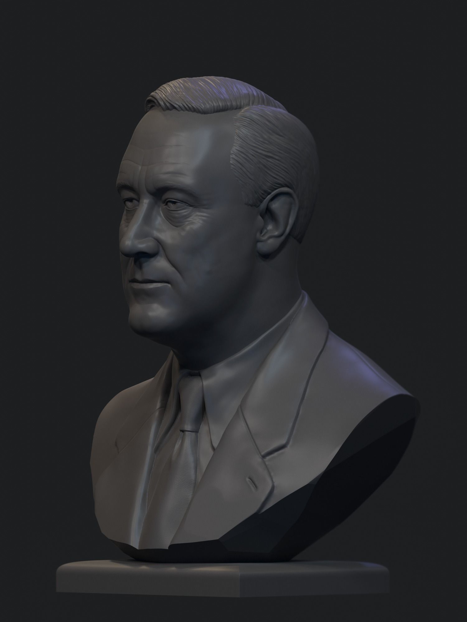 Franklin Delano Roosevelt 3D print model_9