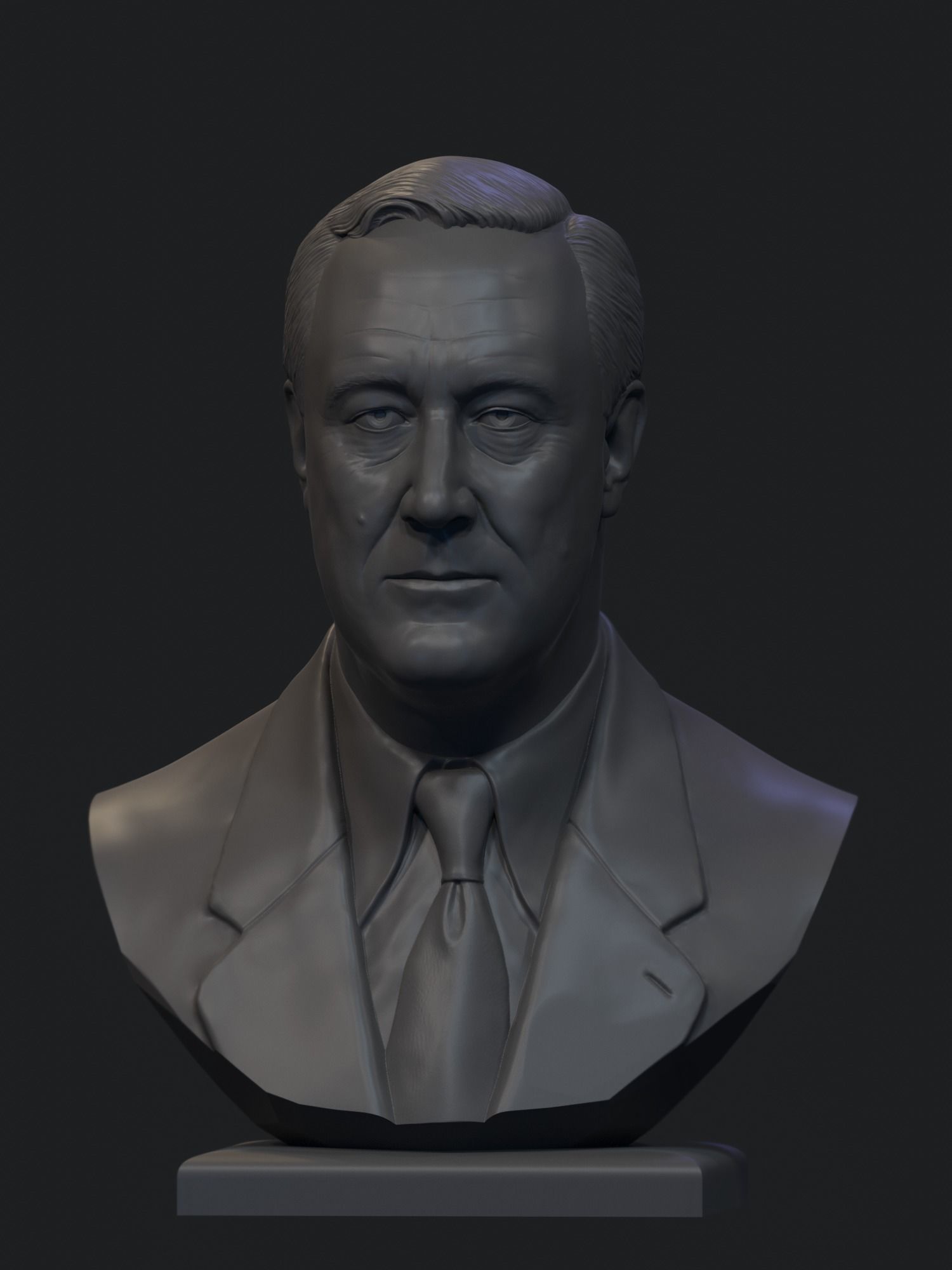 Franklin Delano Roosevelt 3D print model_11