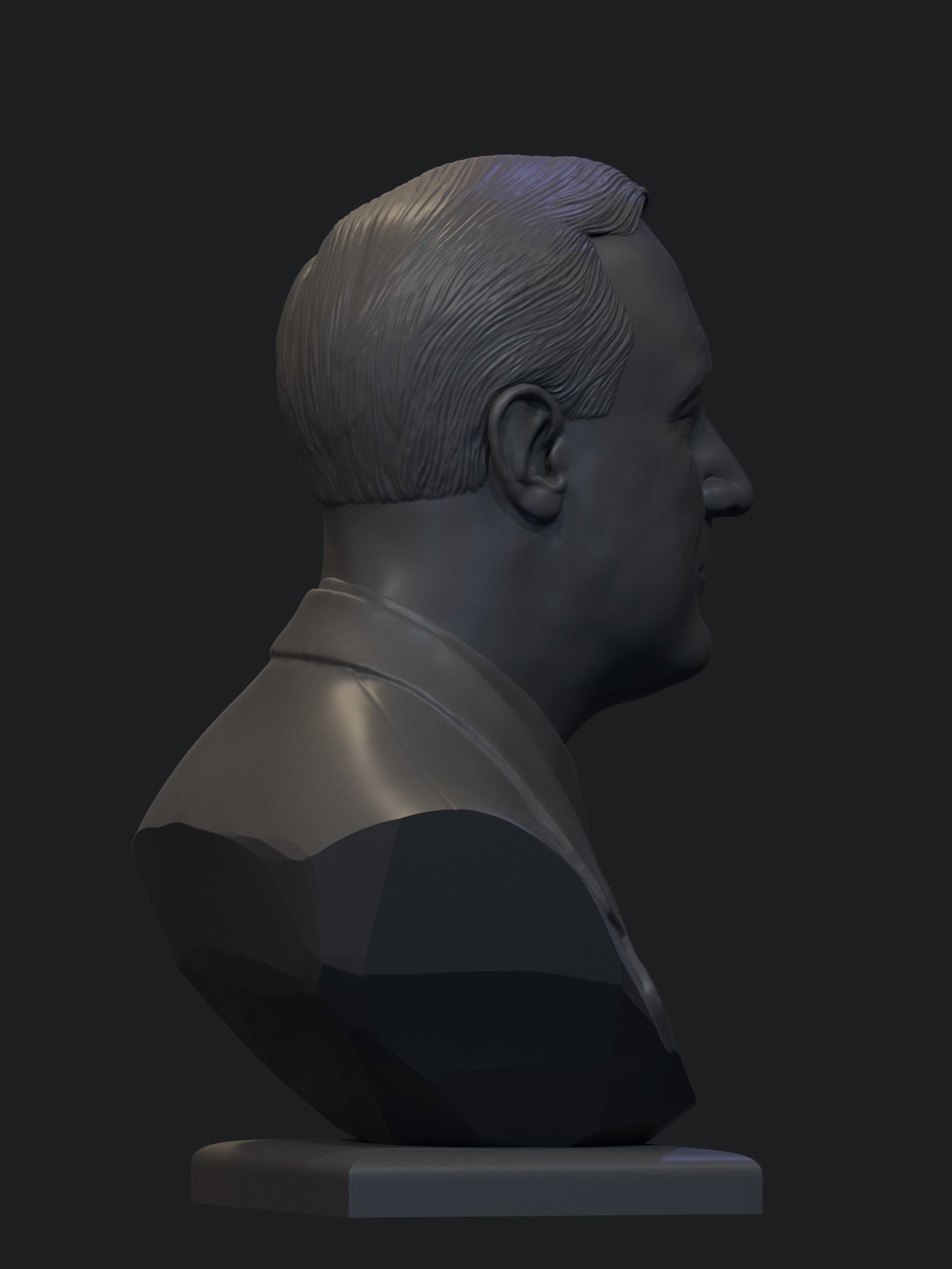 Franklin Delano Roosevelt 3D print model_4