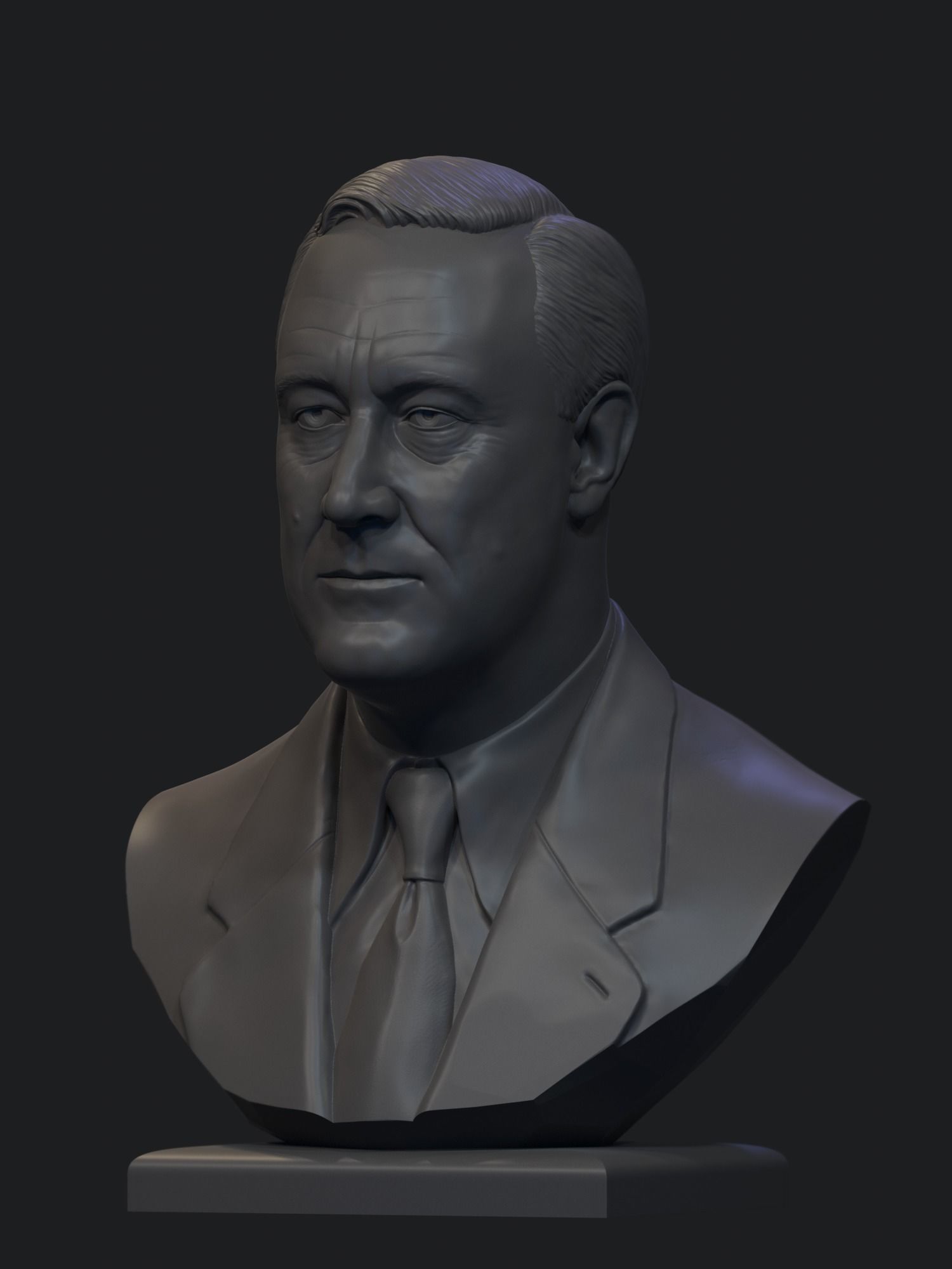 Franklin Delano Roosevelt 3D print model_10