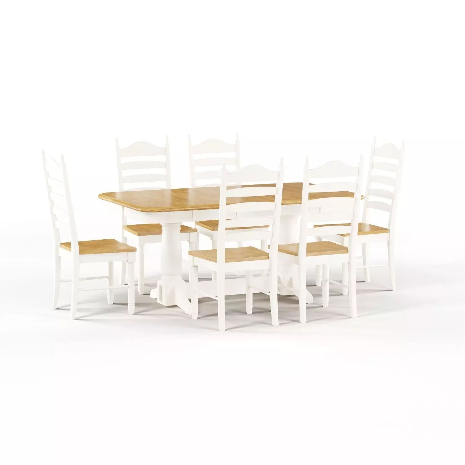 Maison Rouge Berrigan Honey Cream Dinner set Low-poly 3D model