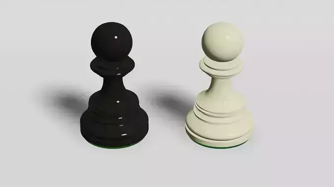 Chess Pawn Free 3D model