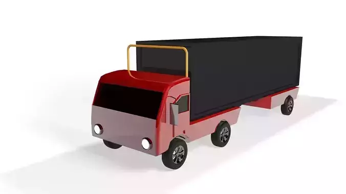 Track 3d Model toy truck