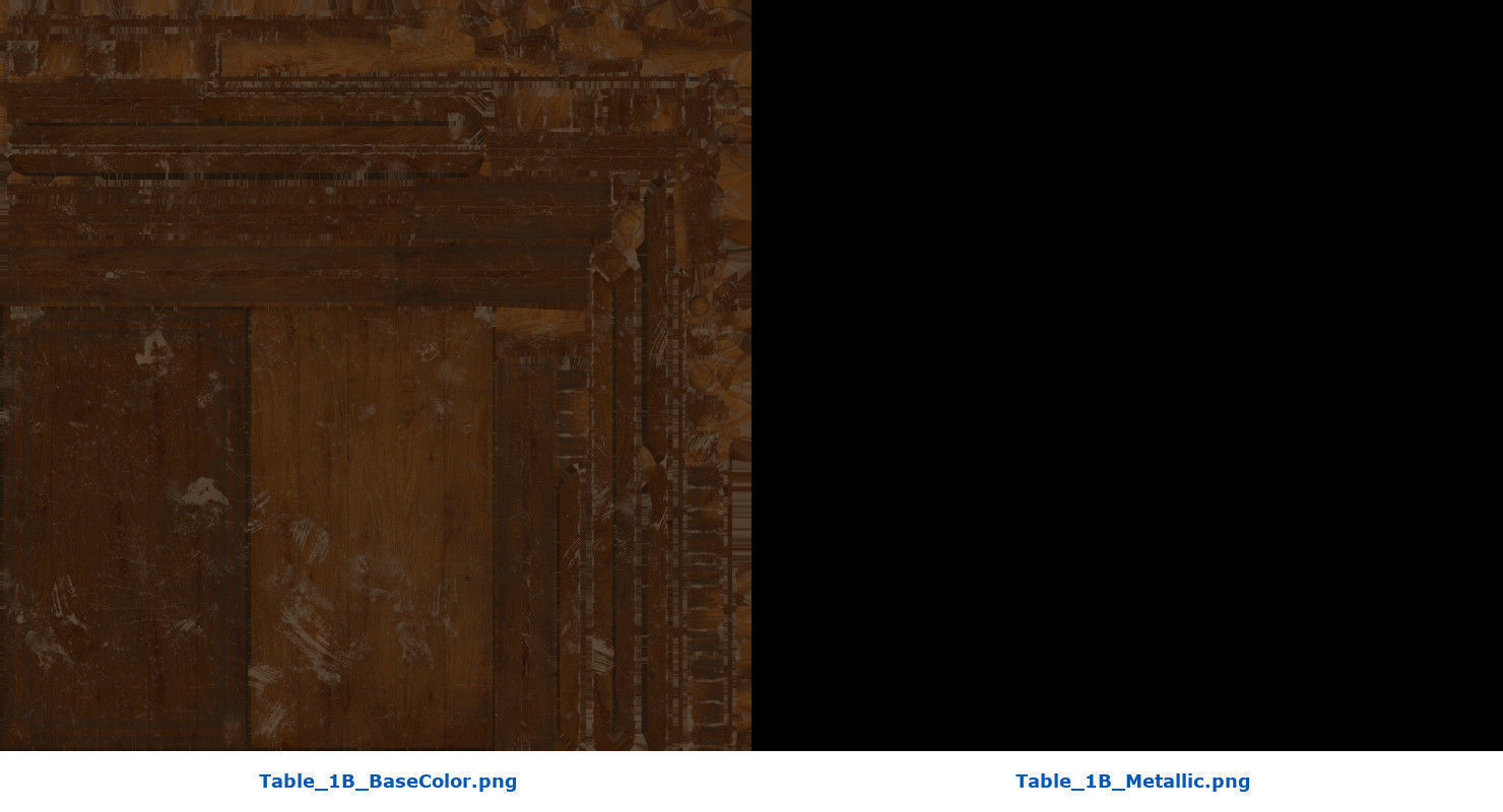 Table 1B Low-poly 3D model_7