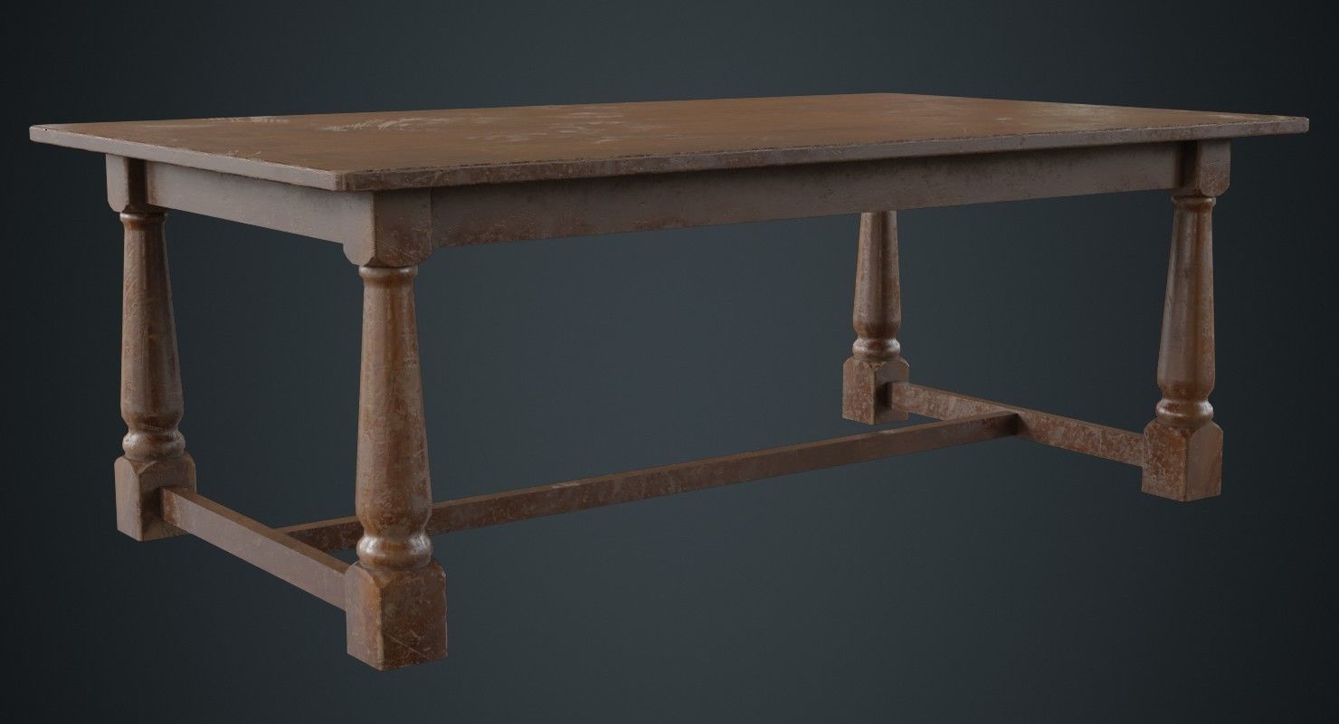 Table 1B Low-poly 3D model_3