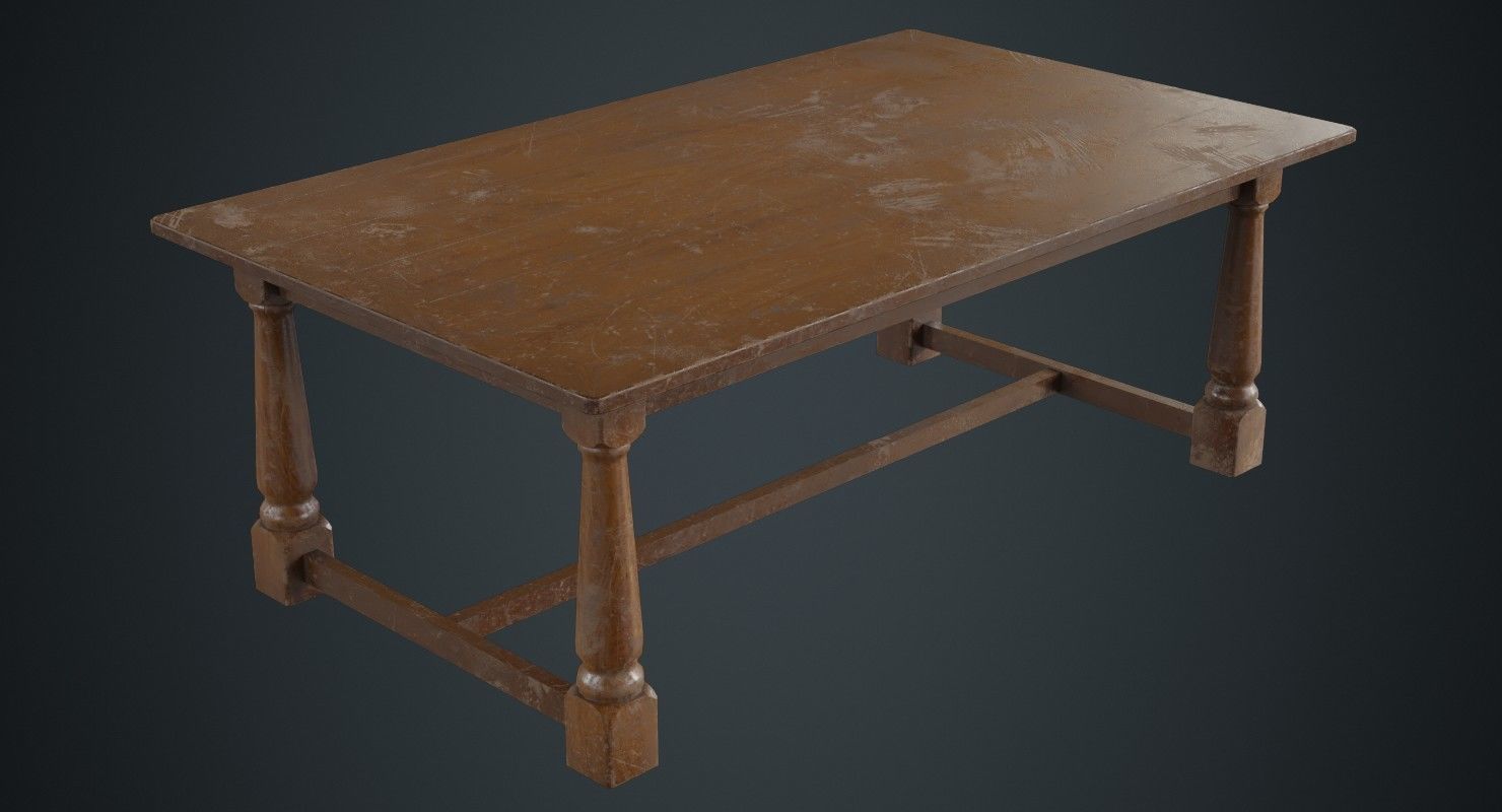 Table 1B Low-poly 3D model_1