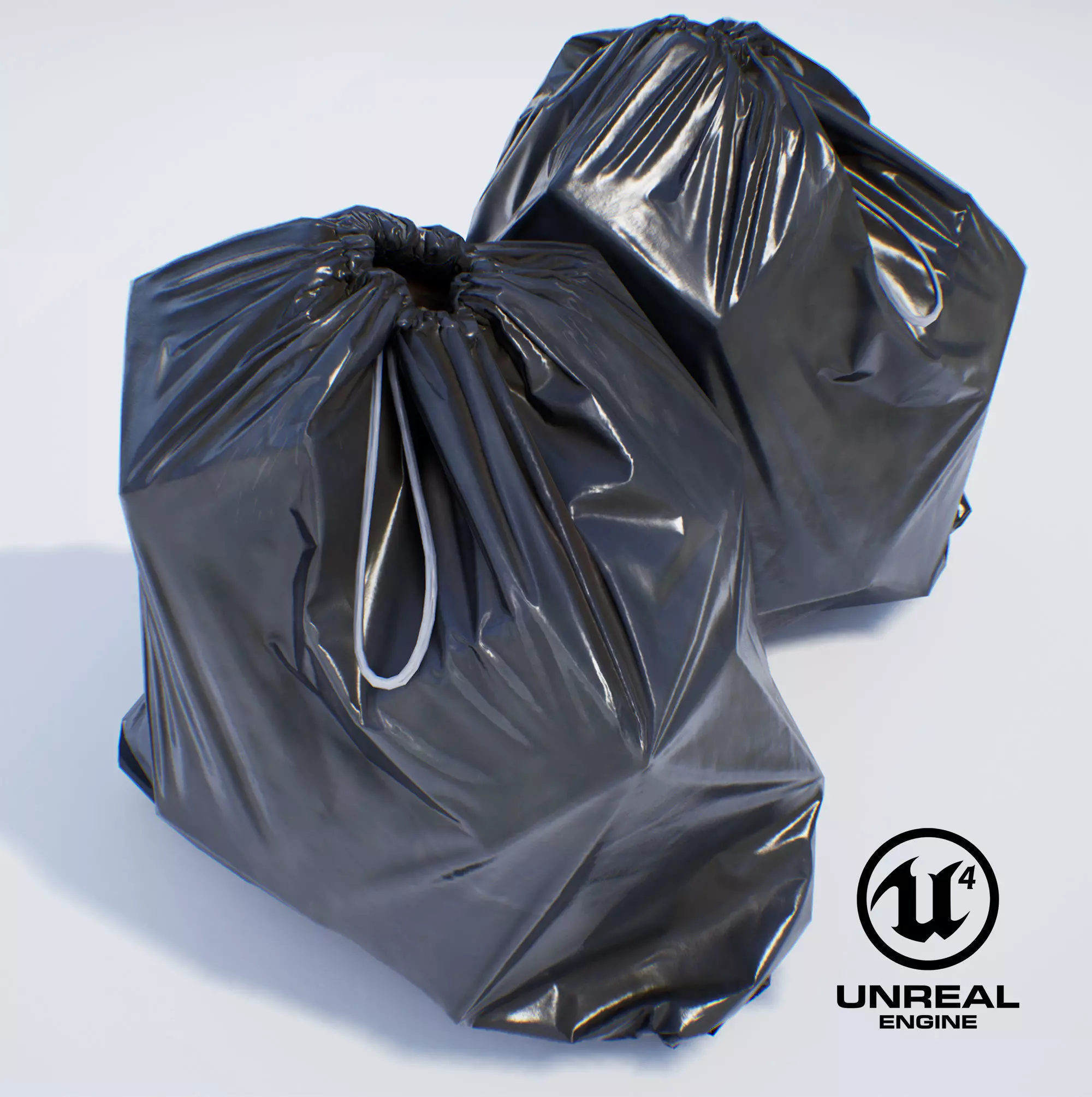 Garbage Bag - PBR Game-Ready Low-poly 3D model_0