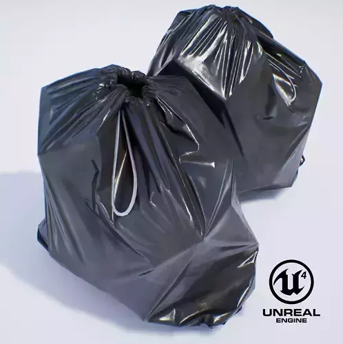 Garbage Bag - PBR Game-Ready